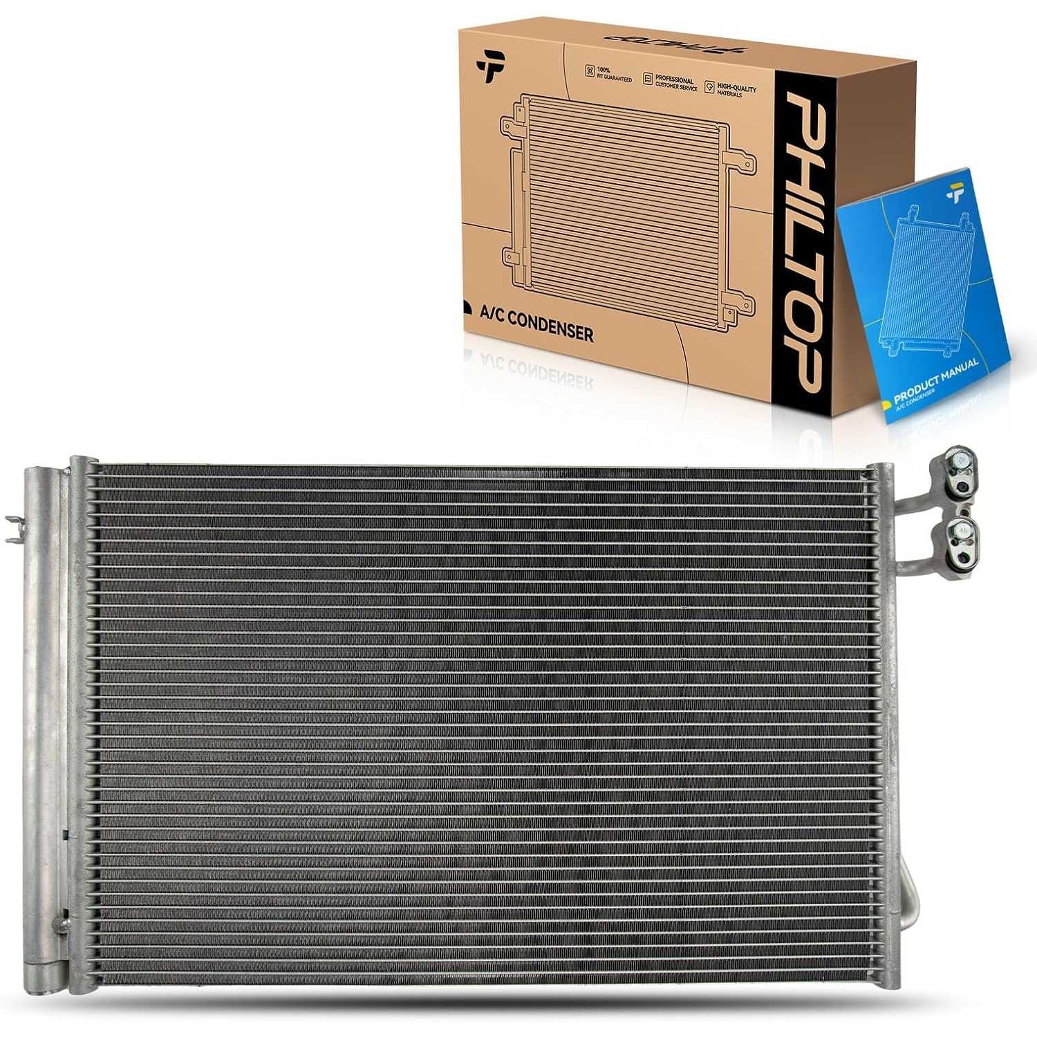 Air Conditioning A/C Condenser for BMW 328i 2007-2013 3.0L, 328i xDrive 2009-2013, X1 2012-2015 2.0T, 325i 2006