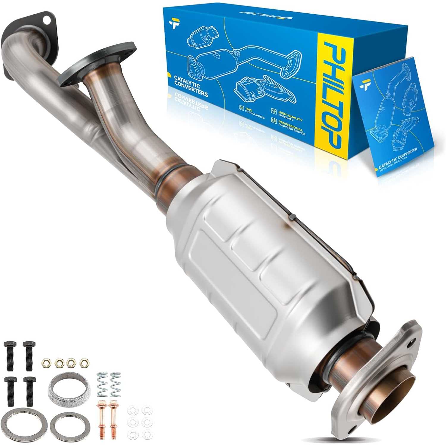 2003-2004 Lexus GX470 4.7L V8 | Rear Catalytic Converter | OE#41055 - PHILTOP
