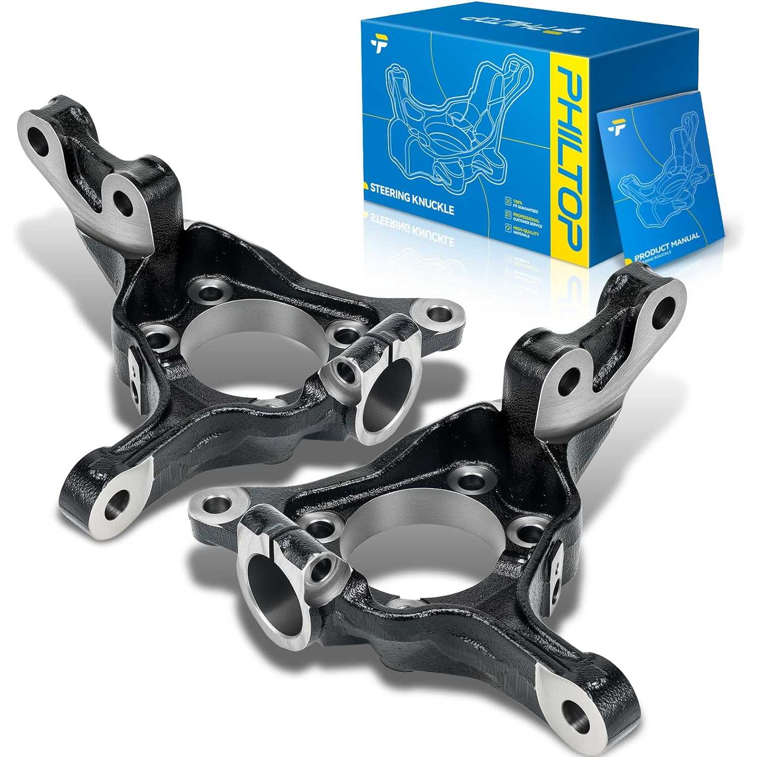 Front Steering Knuckle Fit for Subaru Impreza 2014-2016,2PCS Passenger and Driver Side Replaces 698136/698137