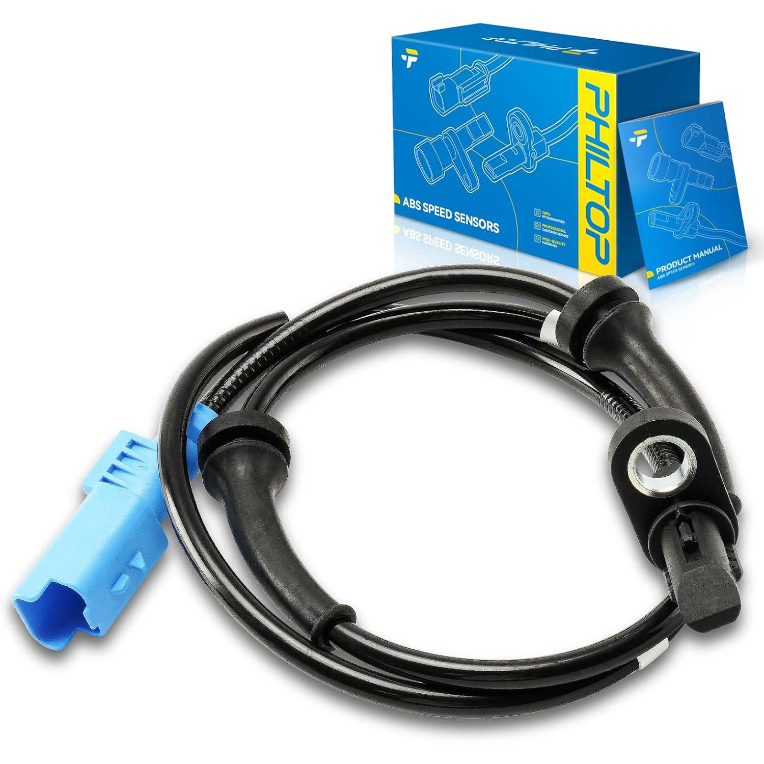 265008485 Passenger or Driver Side ABS Wheel Speed Sensor Compatible with Citroen C3 Picasso 1PC ABS Sensor