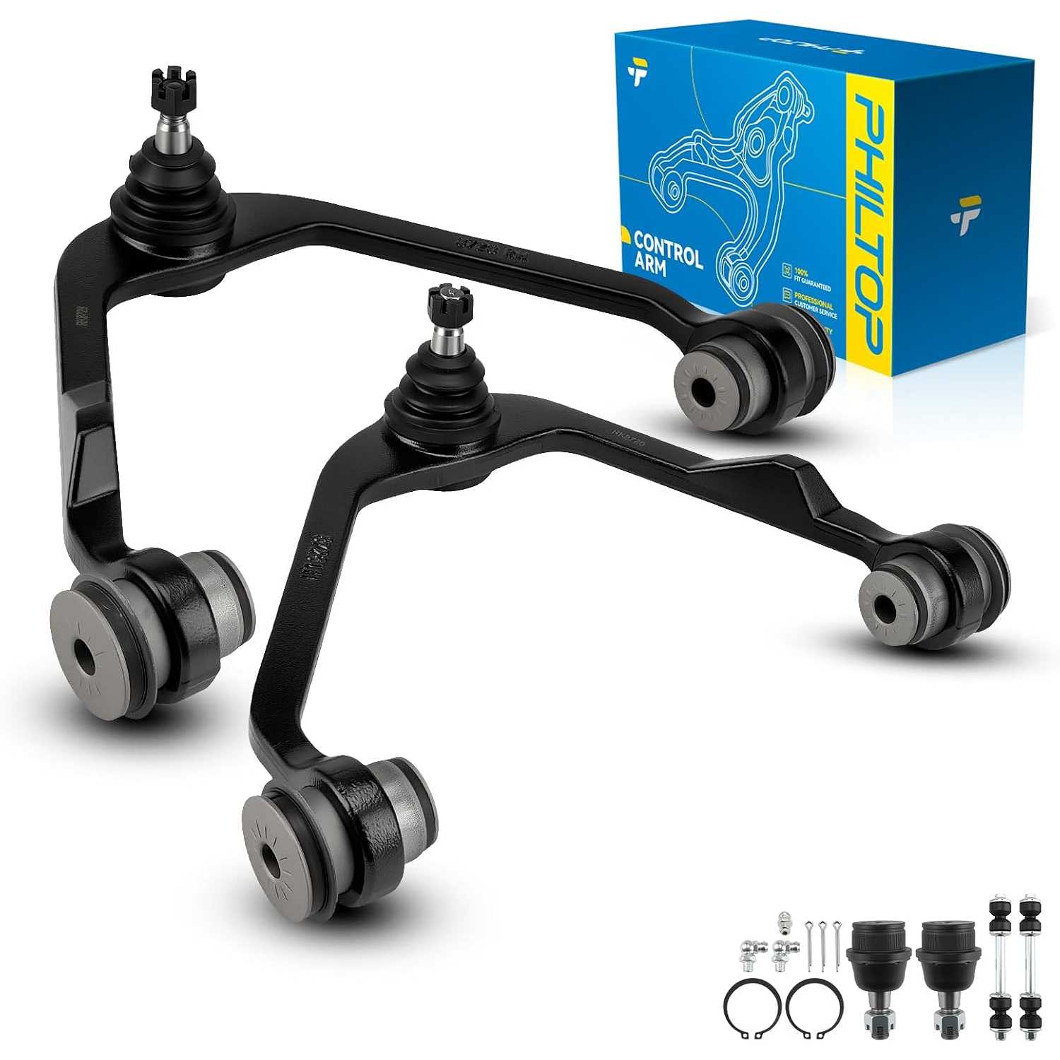 Front Suspension Kit Upper Control Arm w/Ball Joint & Lower Ball Joint & Stabilizer/Sway Bar Links Compatible with Fo...
