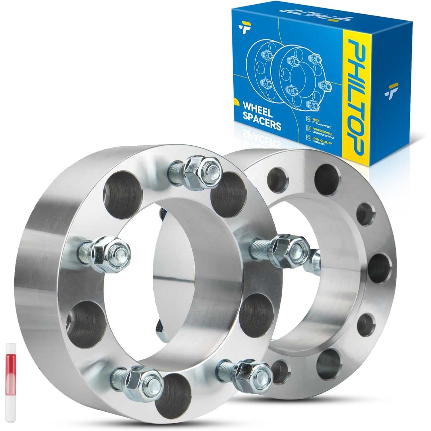 5x5.5 Wheel Spacer, 2 inch Lug-Centric Wheel Spacers Fit for 1975-1996 F-150, 1994-1999 Ram 1500, 1966-1996 Bronco