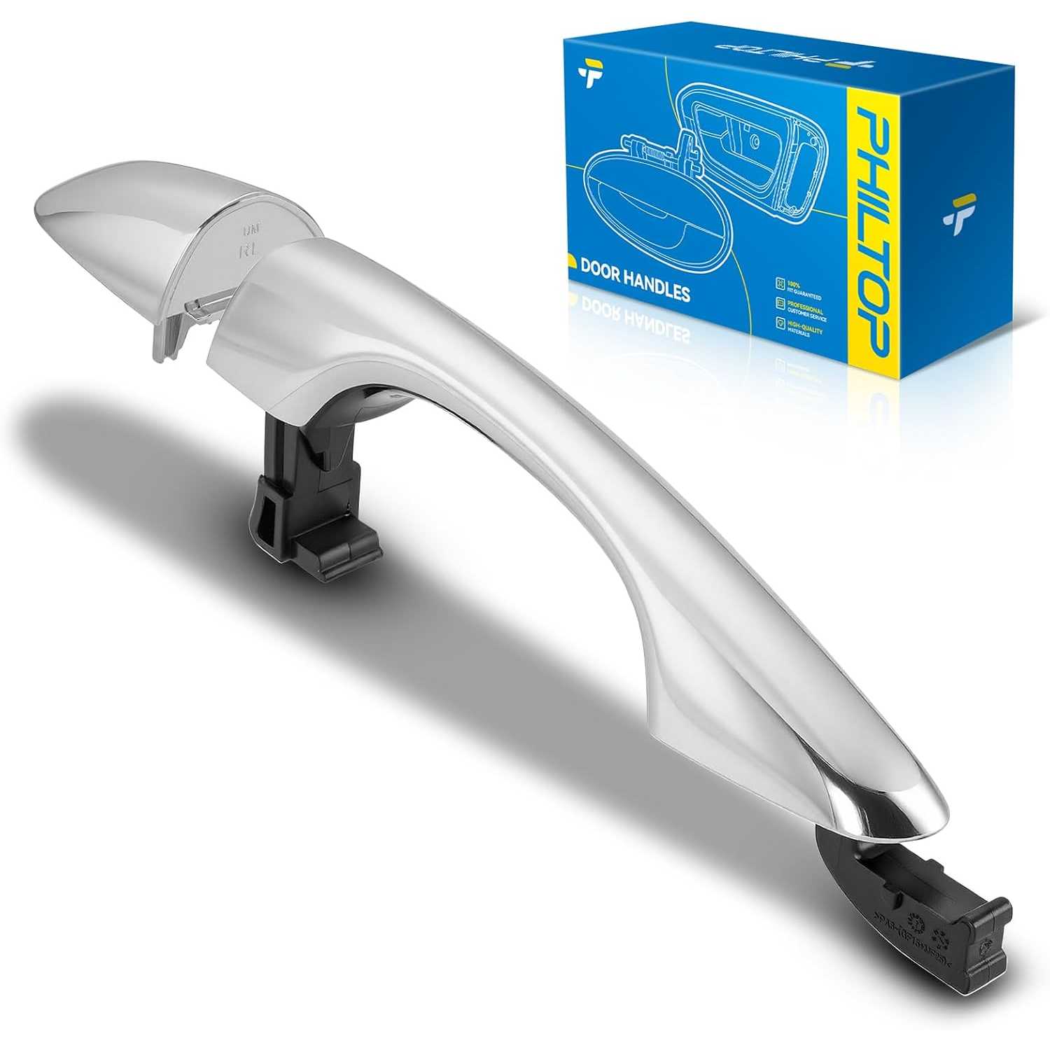 Exterior Door Handle Rear Left Side 1Pcs for 2016-2020 Kia, Replaces# 82651-C5010, 83652-C5010