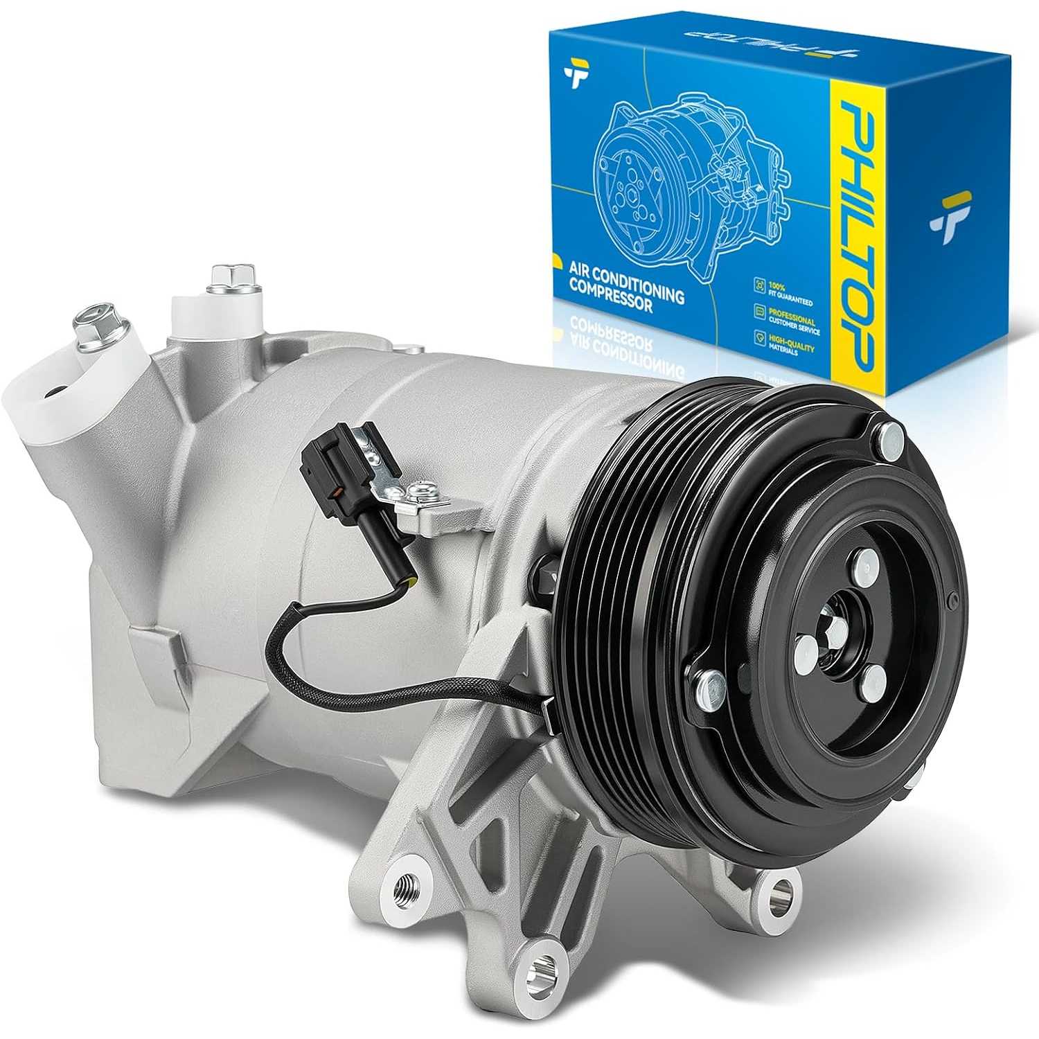 97909 Air Conditioner AC Compressor with Clutch for Nissan Murano 2003-2007,Quest 2004-2009
