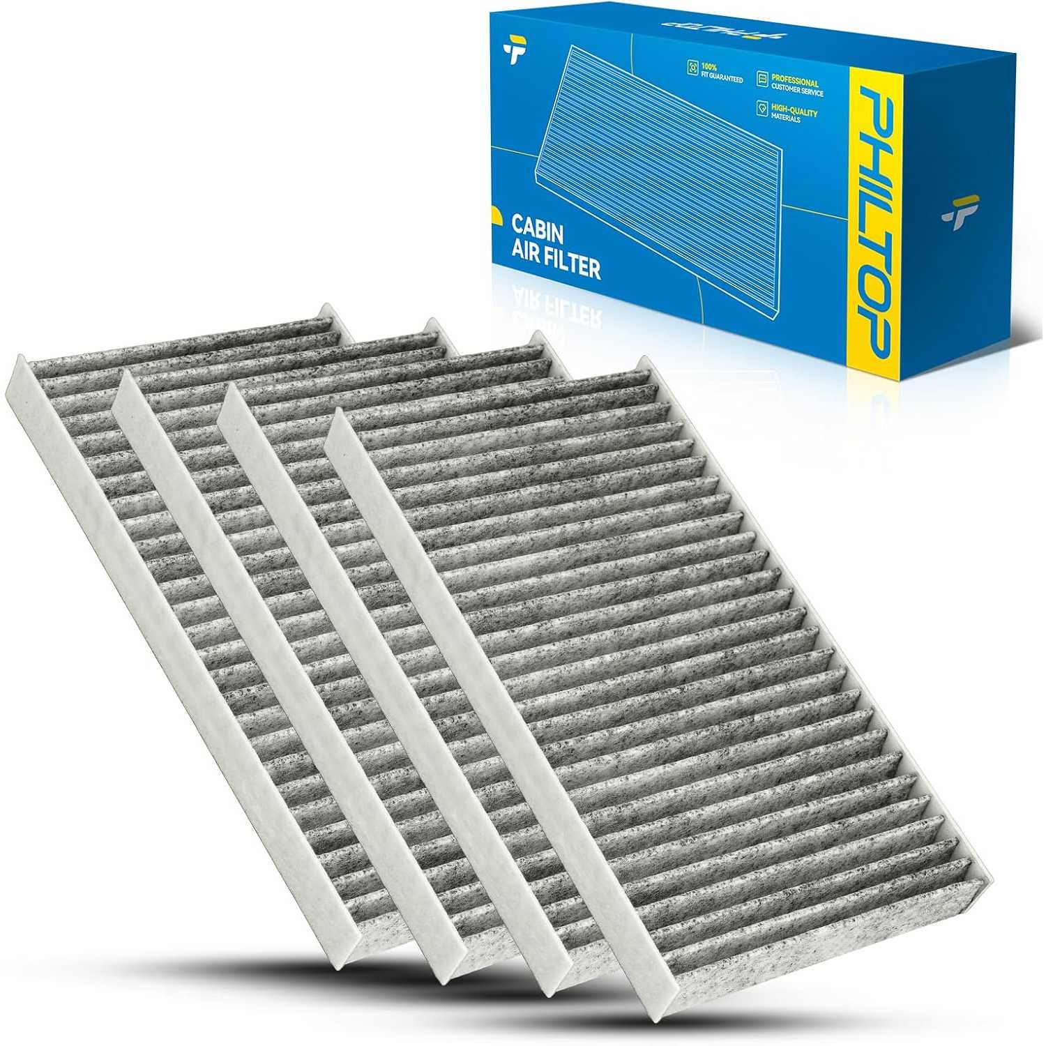 PHILTOP Cabin Air Filter w/ Carbon | Kia Sorento 2003-2009 | CF10734