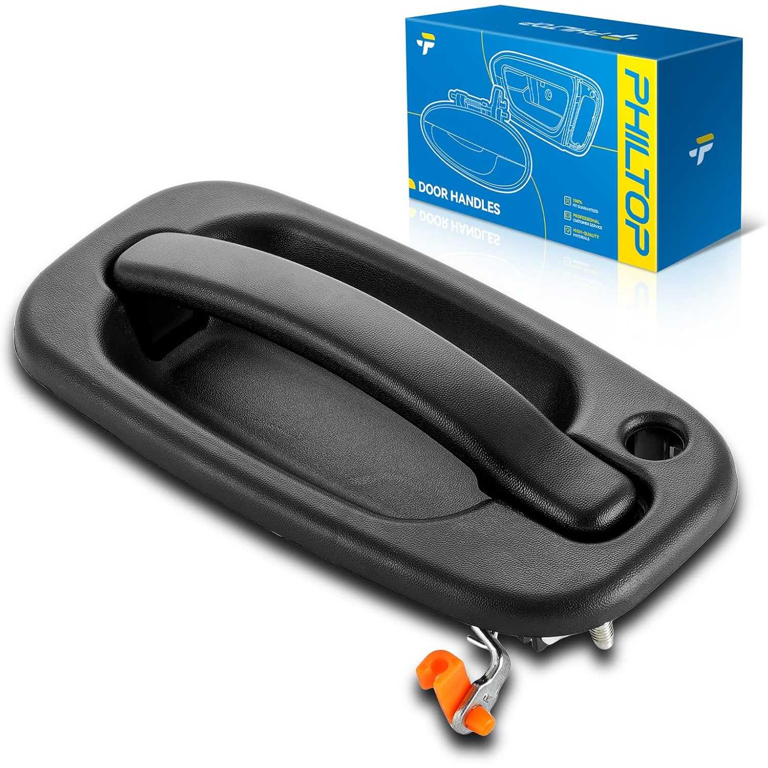 Exterior Door Handle Driver for Chevy Silverado 1500 1999-2002 | Fits 2001-2006 Chevy Silverado 2500 HD, GMC Sierra 1500