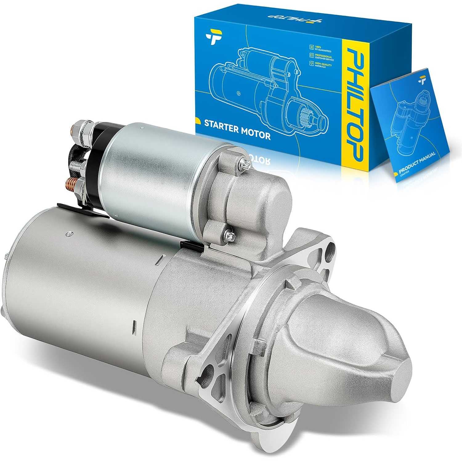 Starter Motor Replacement for Buick for 2006-2007 Trailblazer, Envoy, Rainier, Ascender, 9-7x, 2007 Colorado, Hummer H3