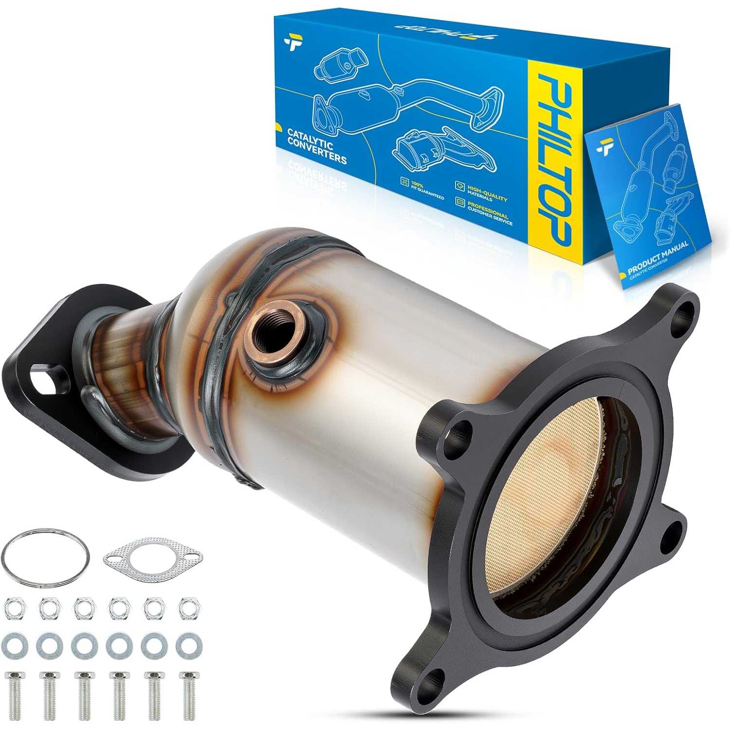 2007-2010 Ford Edge 3.5L V6 | Front Catalytic Converter | OE#9T4Z5E213B/16490 - PHILTOP