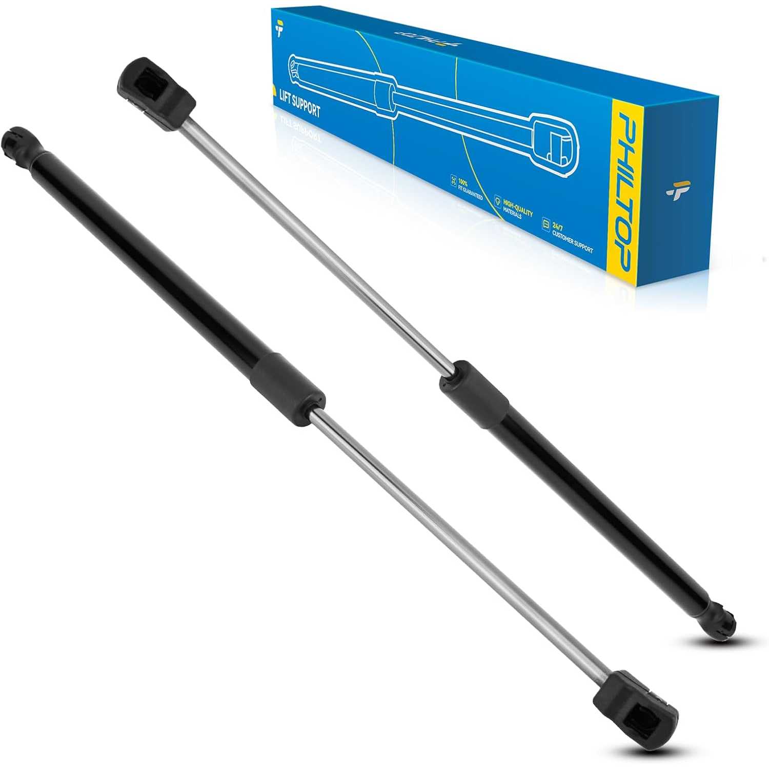 Rear Window Glass Lift Supports Struts, Compatible with Honda Pilot 2009 2010 2011 2012 2013 2014 2015