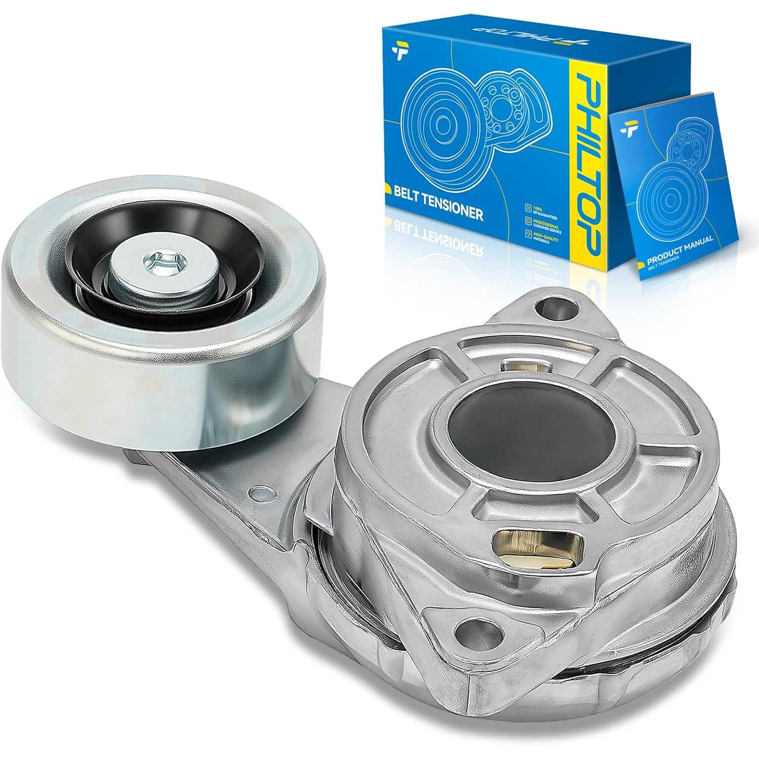 Belt Tensioner Assembly Compatible with 2009-2014 Fit 1.5L