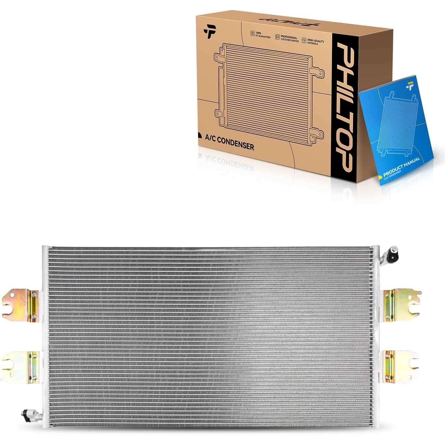 Air Conditioning A/C Condenser for GMC Savana 2500/Savana 3500 2003-2021, Chevy Express 2500/Express 3500 2003-2021