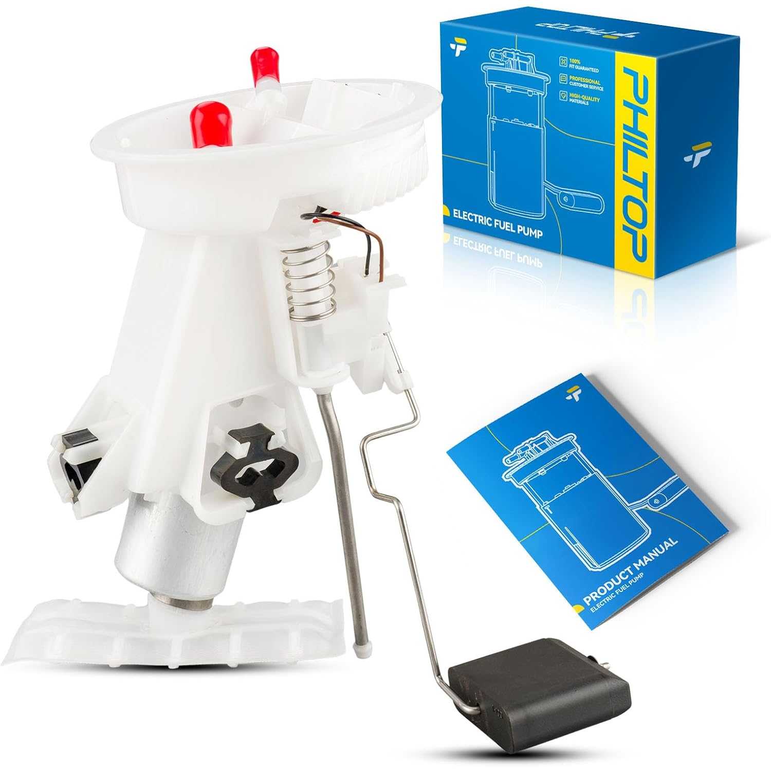 PHILTOP Fuel Pump for 1992-1995 325i Base, 1991-1995 325is Base, 1993-1995 318i Base, 1995 M3 Base / 318ti Base, 1995 M3 Lightwe