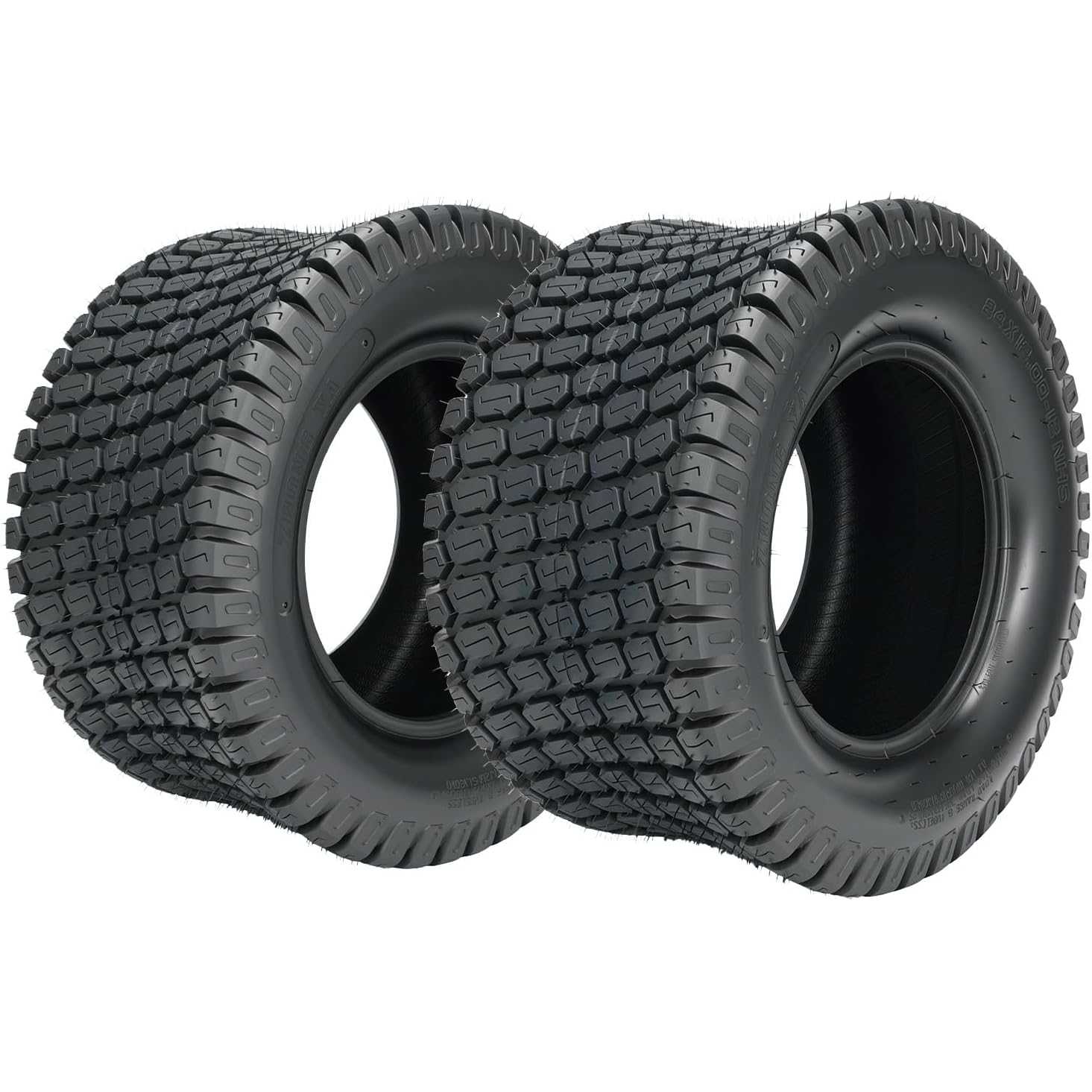 24x12-12 ATV UTV Tires, 4-Ply Super Mud Lawn Mower, Golf Carts, Yard Trailers Tires,Set of 2