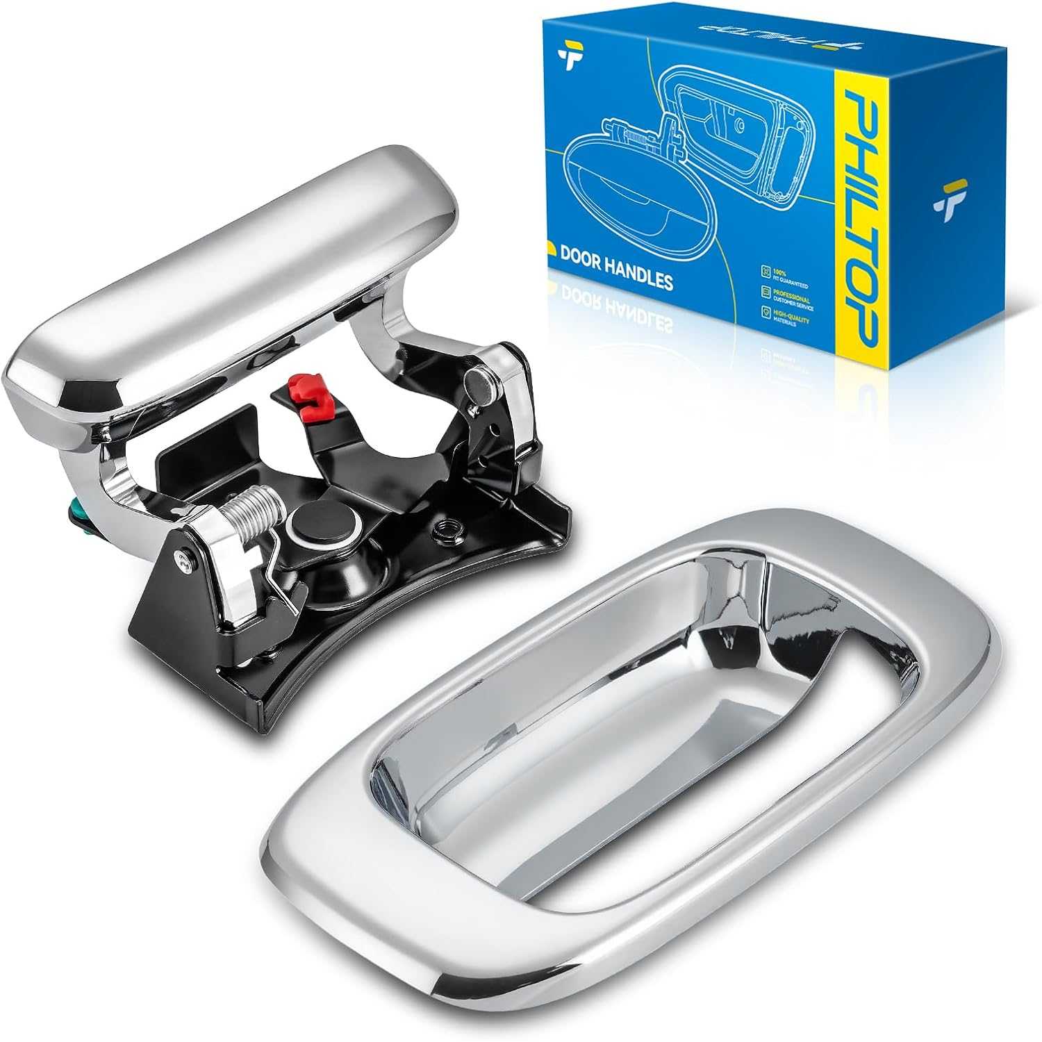 GM1916102 Chrome Tailgate Handle for Chevy Silverado 1500 1999-2002 | Fits 2001-2007 Chevy Silverado 2500 HD