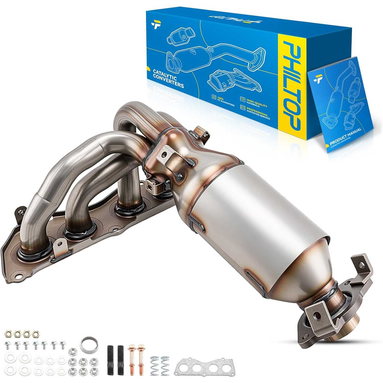 2012-2017 Toyota Camry 2.5L L4 | Front Catalytic Converter | OE#250510V030/16692 - PHILTOP