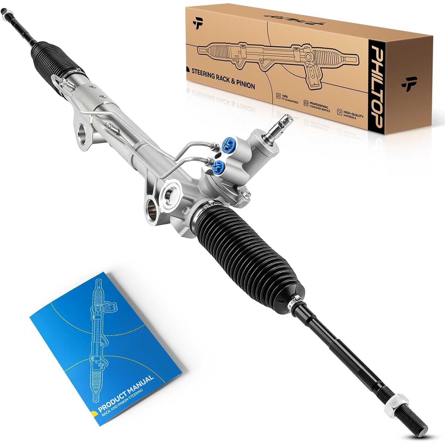 Hydraulic Power Steering Rack & Pinion Assembly for 2002-2005 Ram 1500 RWD, 2006 Ram 1500 RWD Extended Crew Cab