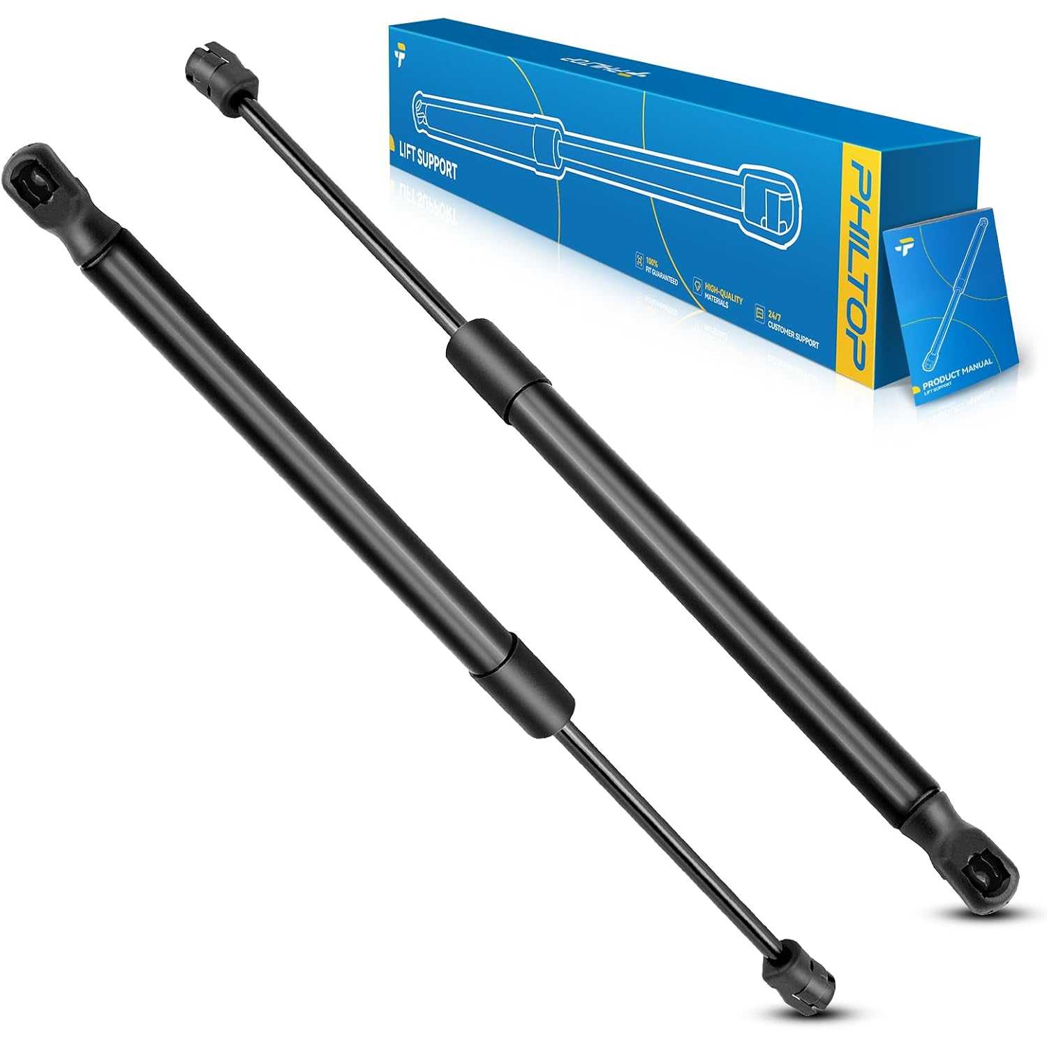 Hood Lift Supports Struts Shocks Gas Struts Shocks Springs Supports Replacement 6313 SG325017 654702Y010 – Compatible...