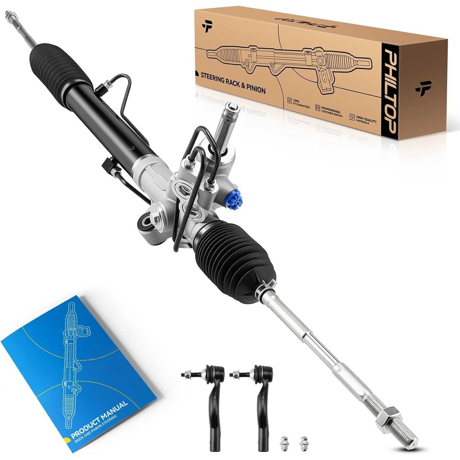 Hydraulic Power Steering Rack & Pinion Kit for 2003-2008 Grand Marquis, 2003-2007 Crown Victoria, Town Car Limousine