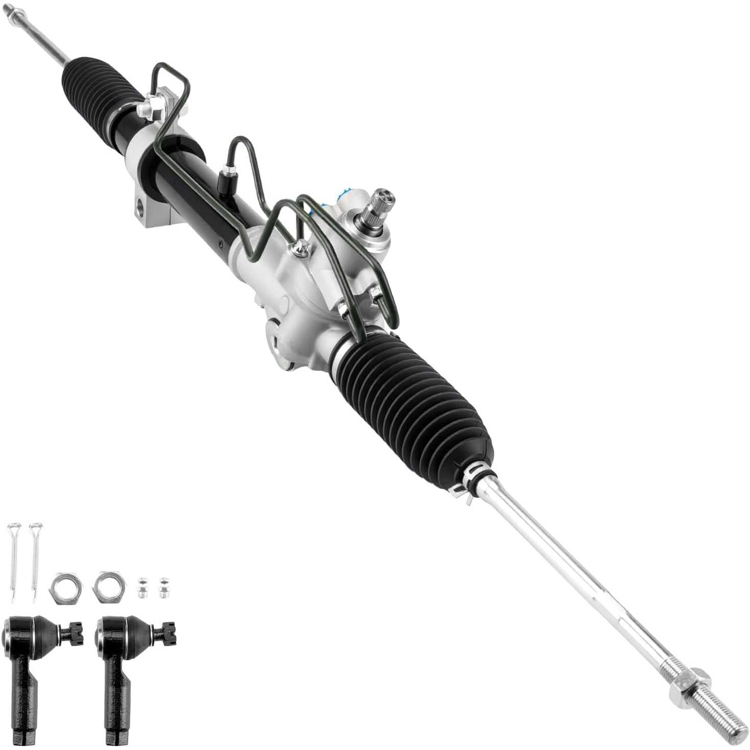 Hydraulic Power Steering Rack & Pinion Kit for 2004-2008 Maxima, 2002-2004 Altima 3.5L, with Outer Tie Rod Ends