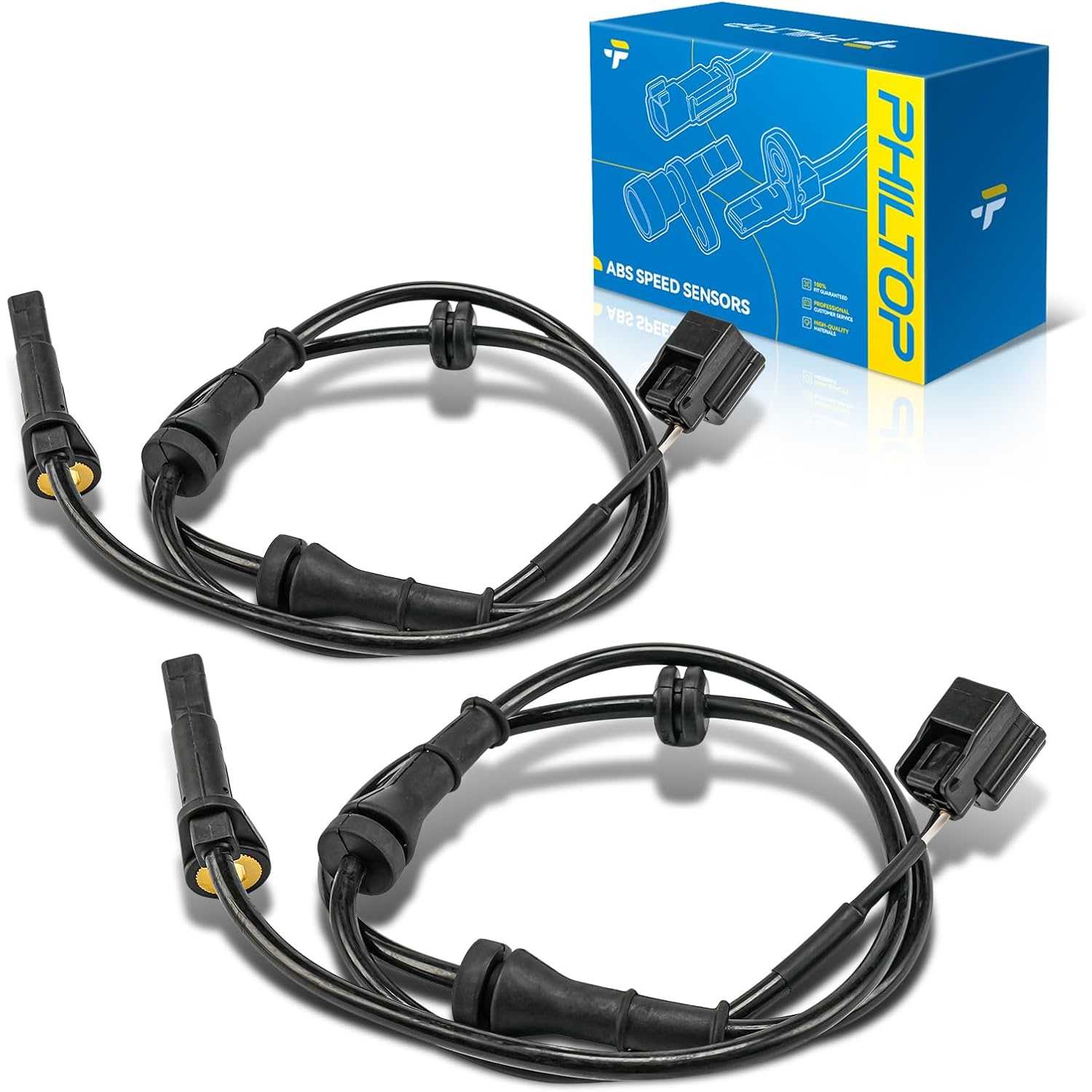 2PCS ABS Wheel Speed Sensor Front Left Rear Right for Murano | For 2009-2014 Nissan Murano Replace ALS2500