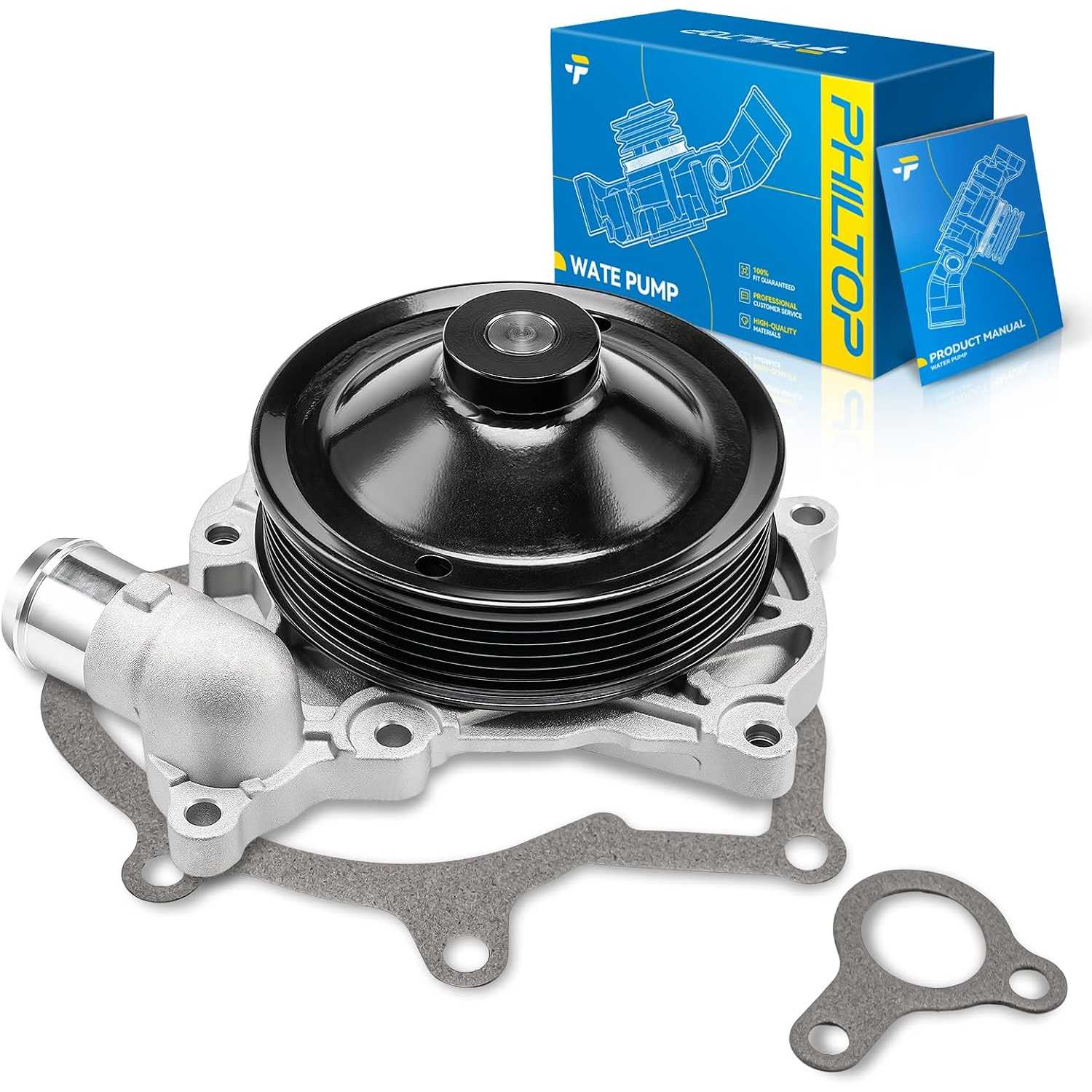 AW9475 Engine Water Pump with Gasket for Porsche 911 1998-2008 | for Porsche 911 2001, 911 1998 2002-2005 3.6L