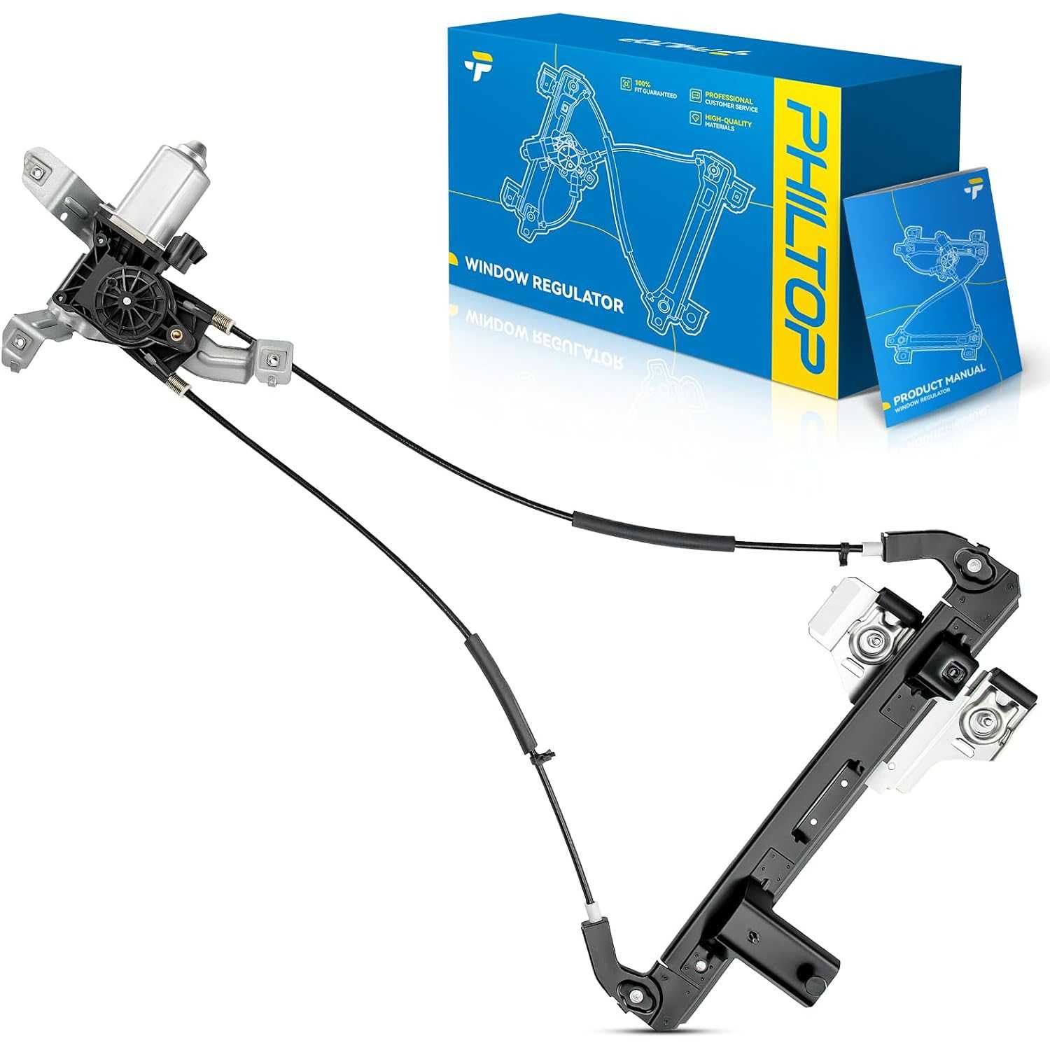 748-228 Power Window Regulator w/Motor Fit for Tahoe 2000-2006 | for GMC Yukon 2000-2006