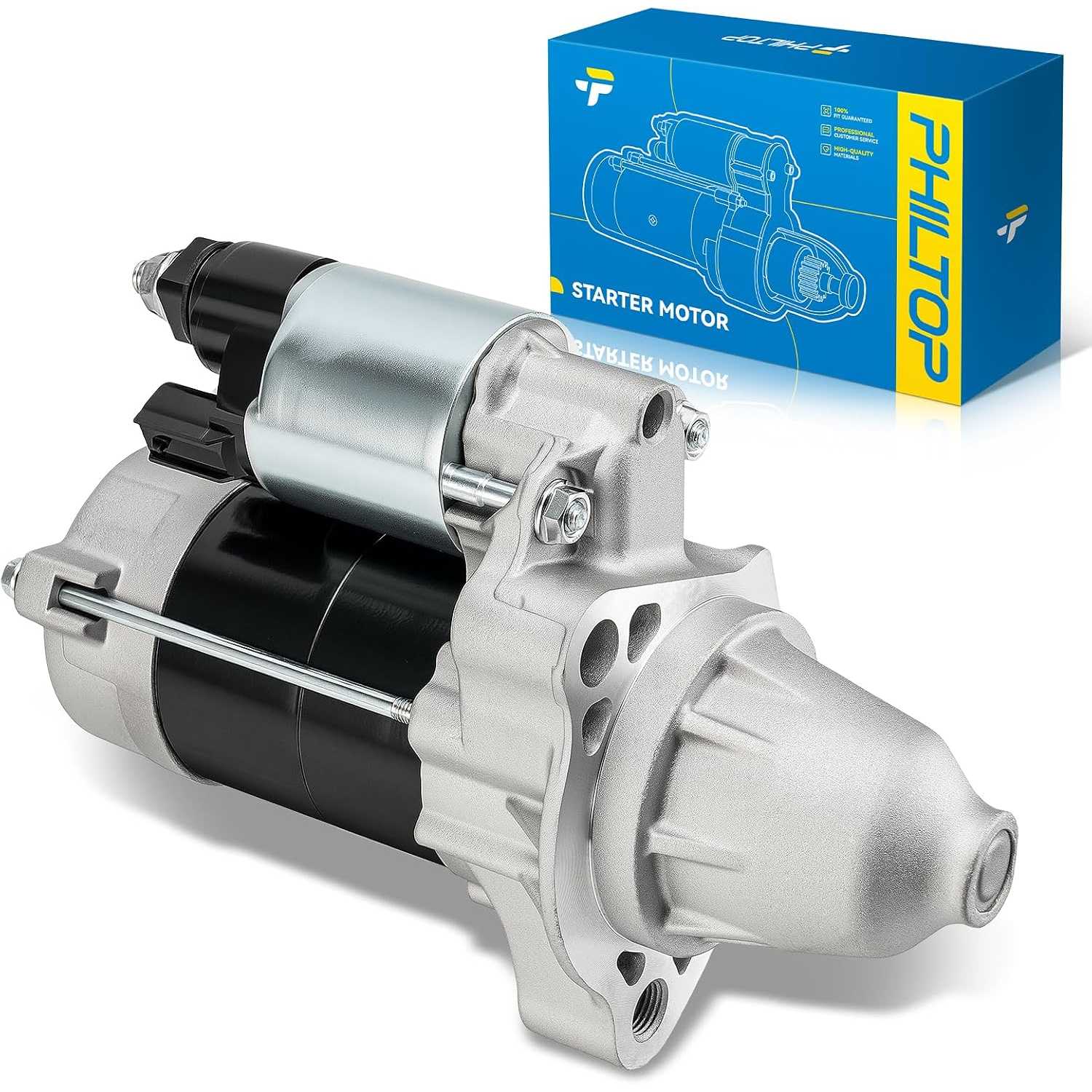 PHILTOP Starter 0.8KW 12V 9T CW | 2009-2012 Honda Fit | OE#19013N