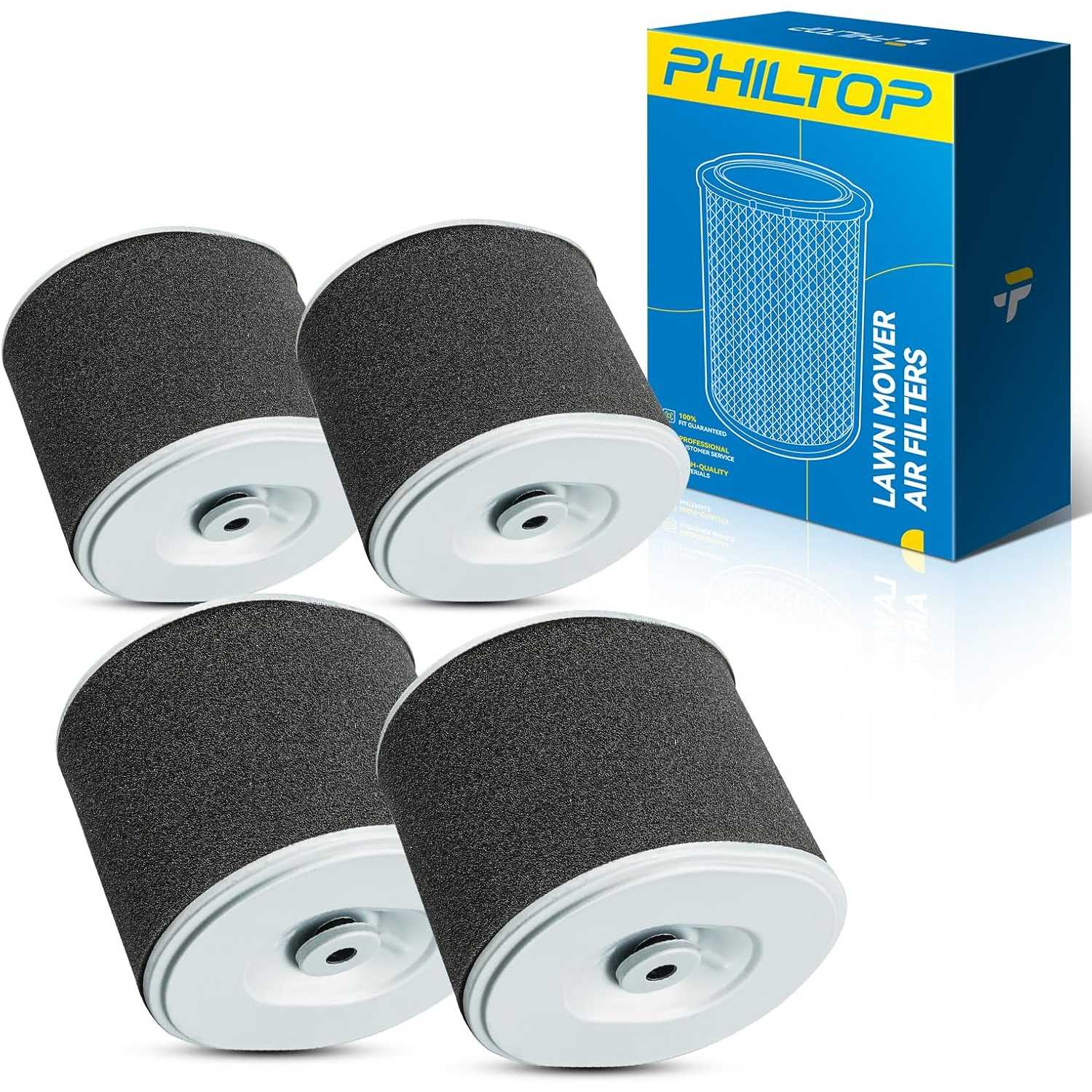 PHILTOP Lawn Mower Air Filter | Honda GX240 Honda GX270 | 17210-ZE2-505/17210-ZE2-822/17210-ZE2-515