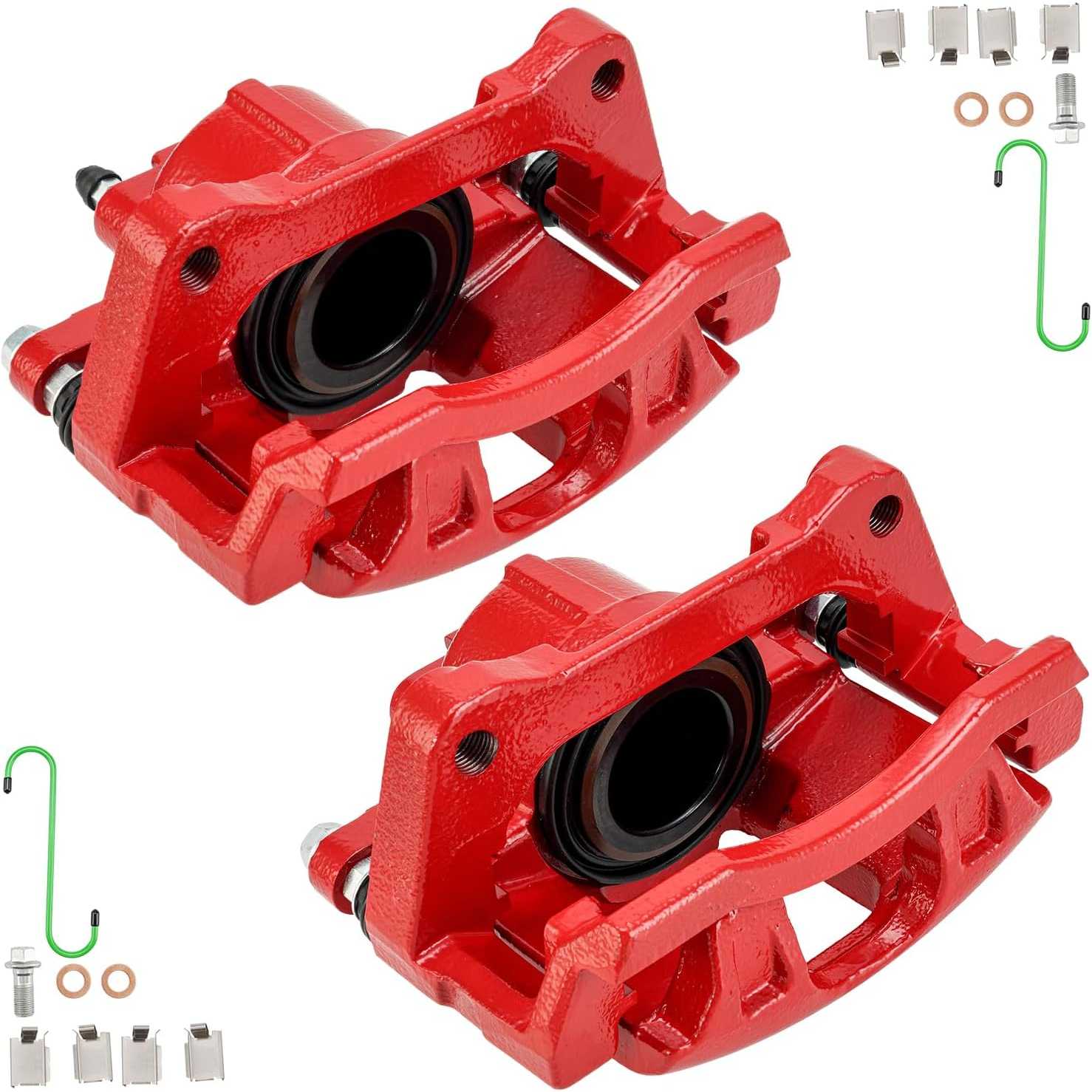 Brake Caliper Front or Rear Compatible with 1999-2006 Silverado 1500, 2001-2010 Silverado 2500 HD, 1999-2006 Sierra 1500