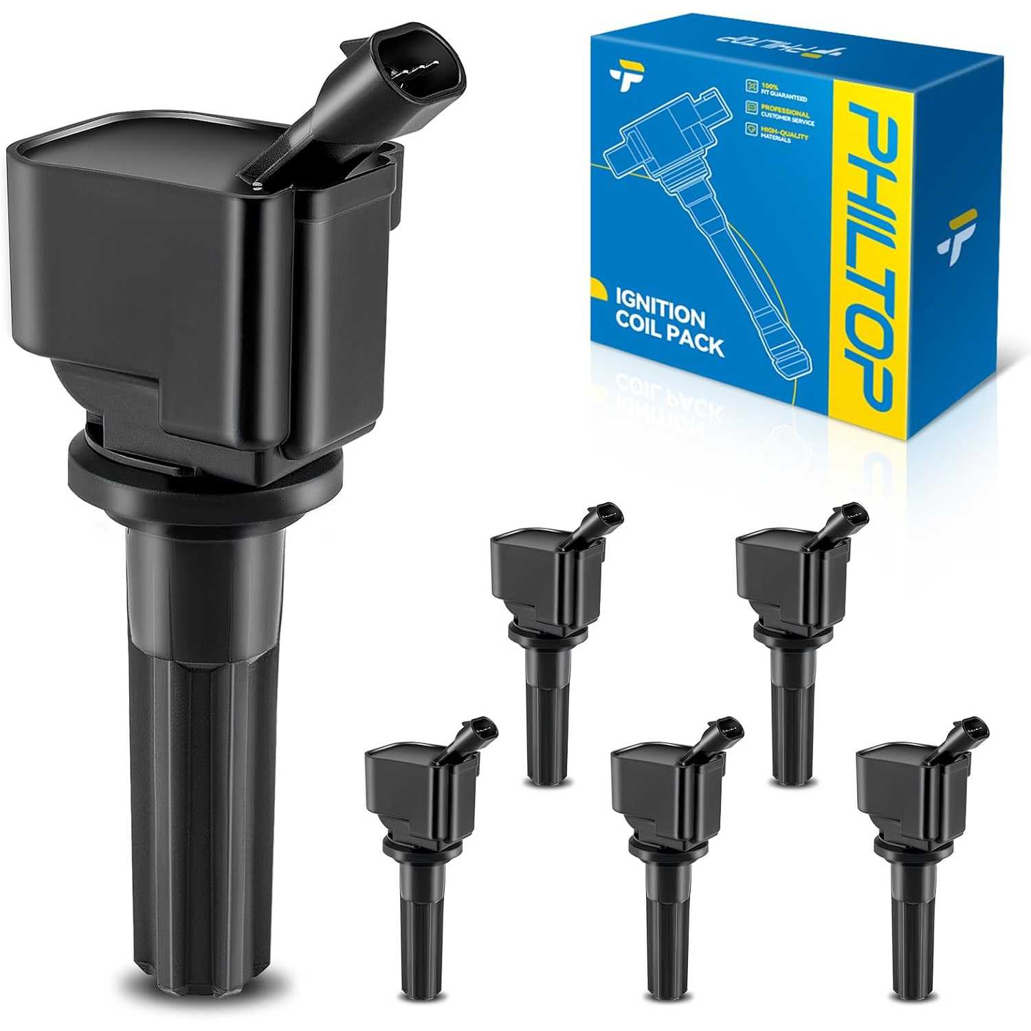 Ignition Coil Pack Fit for 2006-2009 Trailblazer Envoy 9-7x, 2007-2012 Colorado Canyon, 2007-2010 H3