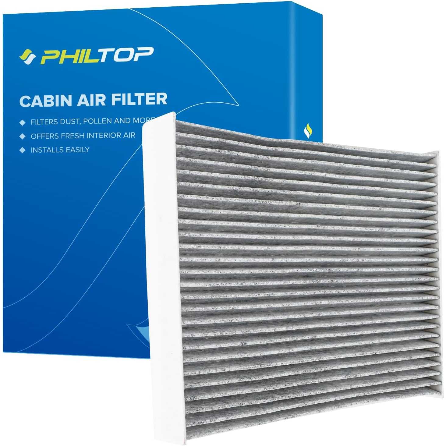 PHILTOP Cabin Air Filter HEPA | Ford Fusion Lincoln MKZ | CF11174