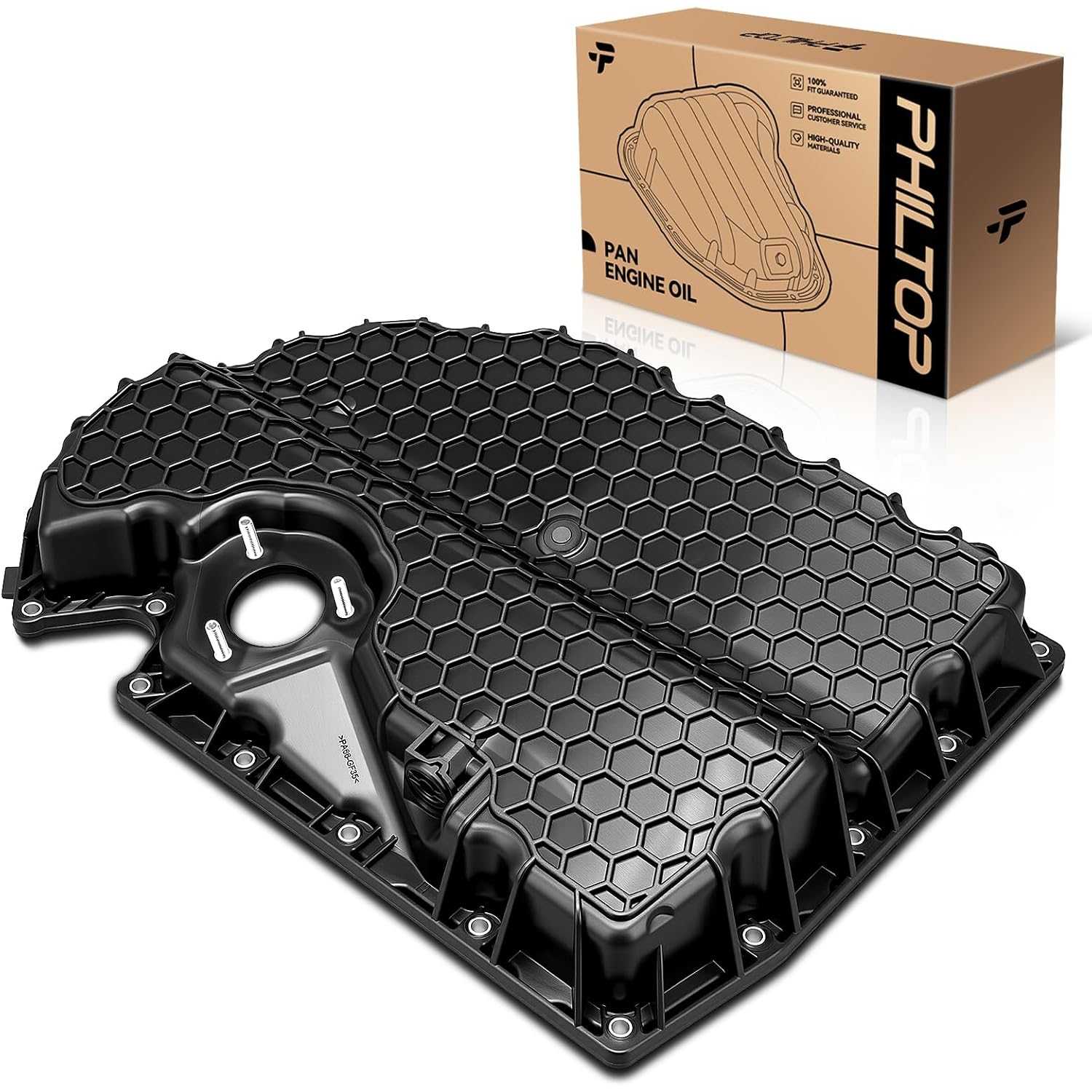 VWP55A Engine Oil Pan Compatible with Tiguan, Passat, GTI, Golf, Q3, A3, A3 Quattro, S3, TT/TTS Quattro, Jetta