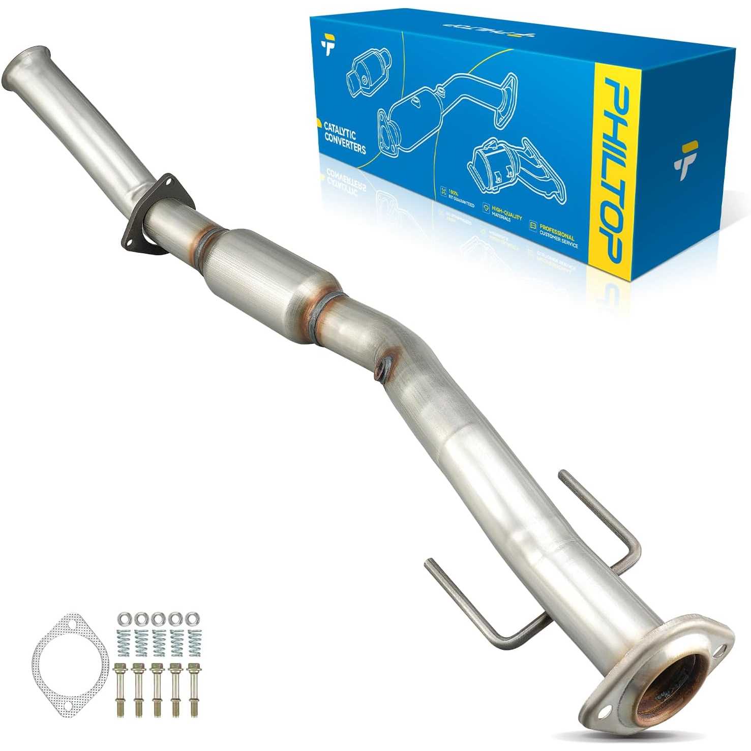2002-2005 Chevrolet Trailblazer 4.2L L6 | Rear Catalytic Converter | OE#15155245/55476 - PHILTOP