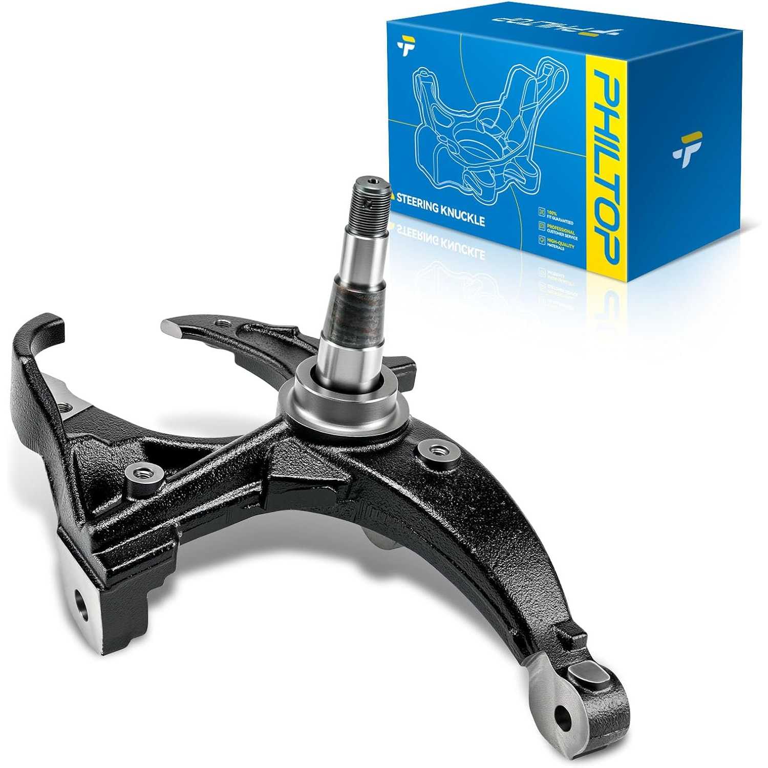 Front Left Steering Knuckle Compatible with Chevrolet S10 1983-1985 1994-2003 2.2L,Driver Side 697904