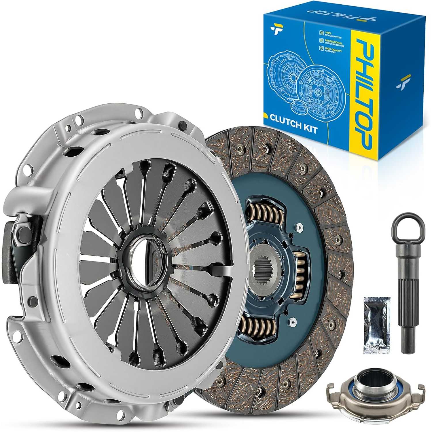 Clutch Kit fit for Hyundai Elantra 1996-2006| Kia Spectra 2004-2009 | for 1997 Tiburon 1.8L