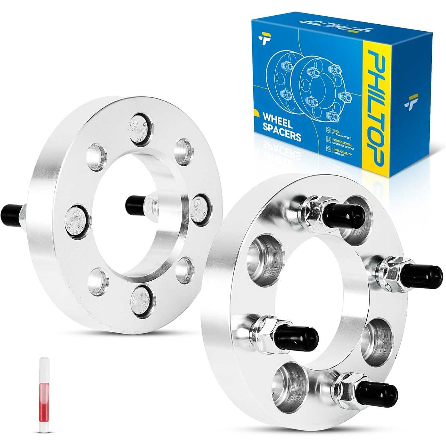 4x4.25'' Wheel Spacer, 1“ Lug Wheel Spacers Fit for Focus, Fiesta, Contour, Cougar, Tempo, Mystique, Escort, Topaz, Lynx