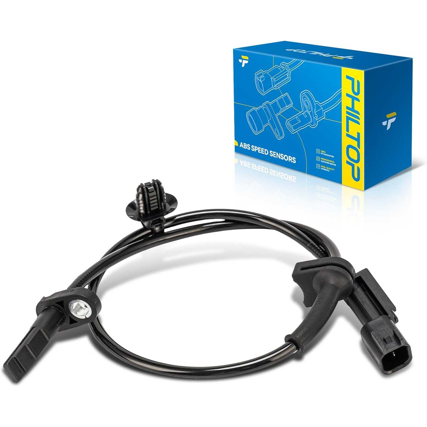 Rear ABS Wheel Speed Sensor Fit for Ford | For 2015-2016, 2018-2020 Mustang Replace ALS2707