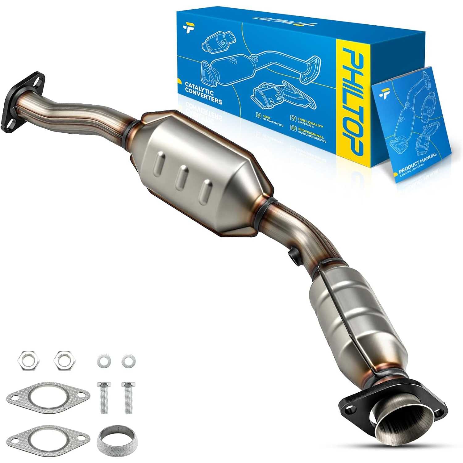 2003-2011 Ford Crown Victoria 4.6L | Left Catalytic Converter | OE#4W1Z5E212B/54346 - PHILTOP