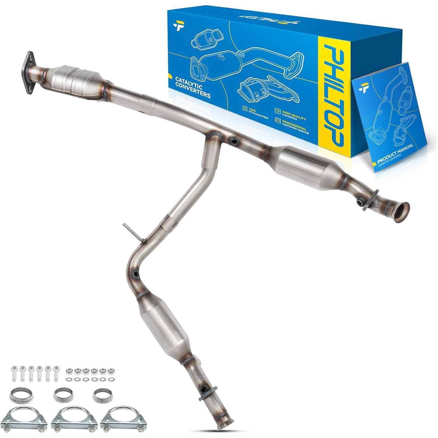 2002-2005 Ford Explorer 4.0L V6 | Front Catalytic Converter | OE#2L2Z5F250AB/50545 - PHILTOP