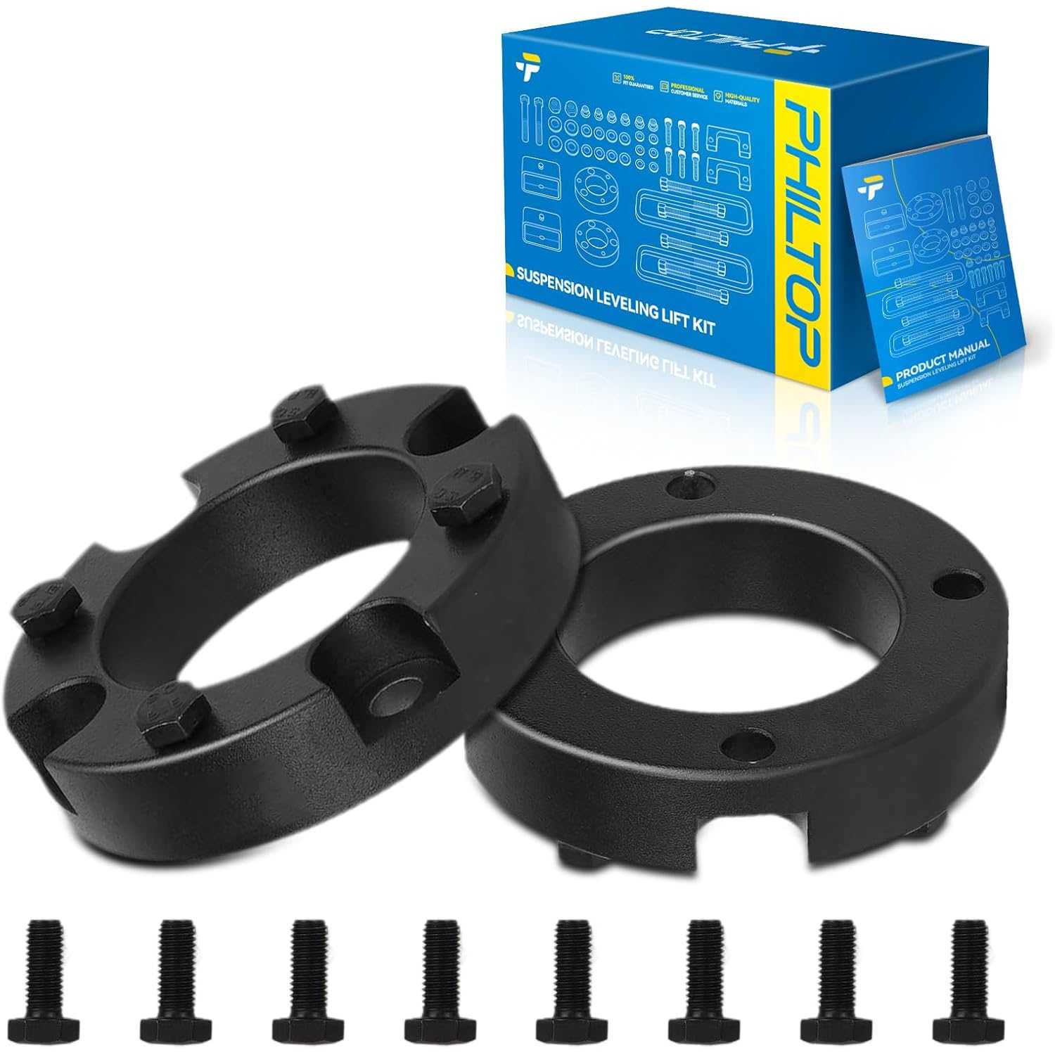 2" Front Leveling Lift Kit Replacement for 2007-2025 Toyota Tundra, 2007-2025 Sequoia