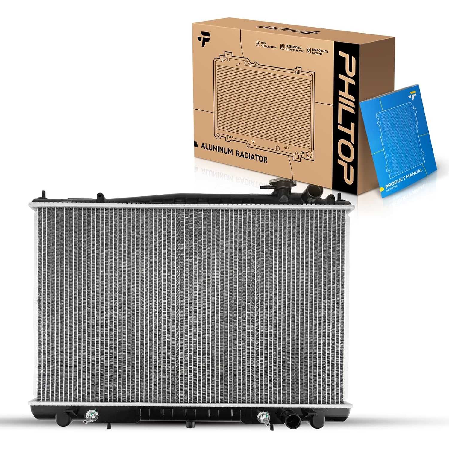 CU2409 Core Width: 27-1/16" Engine Core Radiator Compatible with 2001-2004 Frontier/Xterra Supercharged