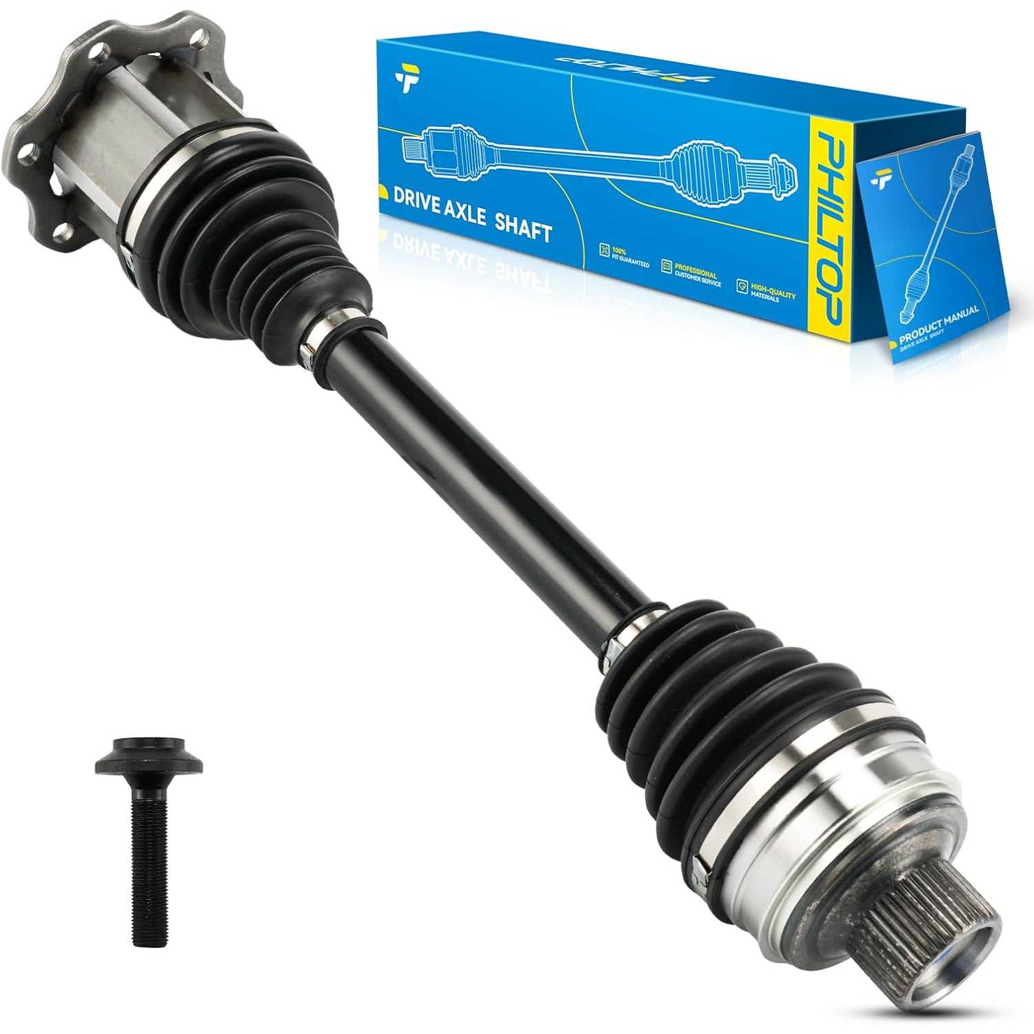 Front CV Axle Shaft Assembly for Porsche Macan | Compatible with Porsche 2015-2016 Macan (3.6L Models To 03/20/2016)