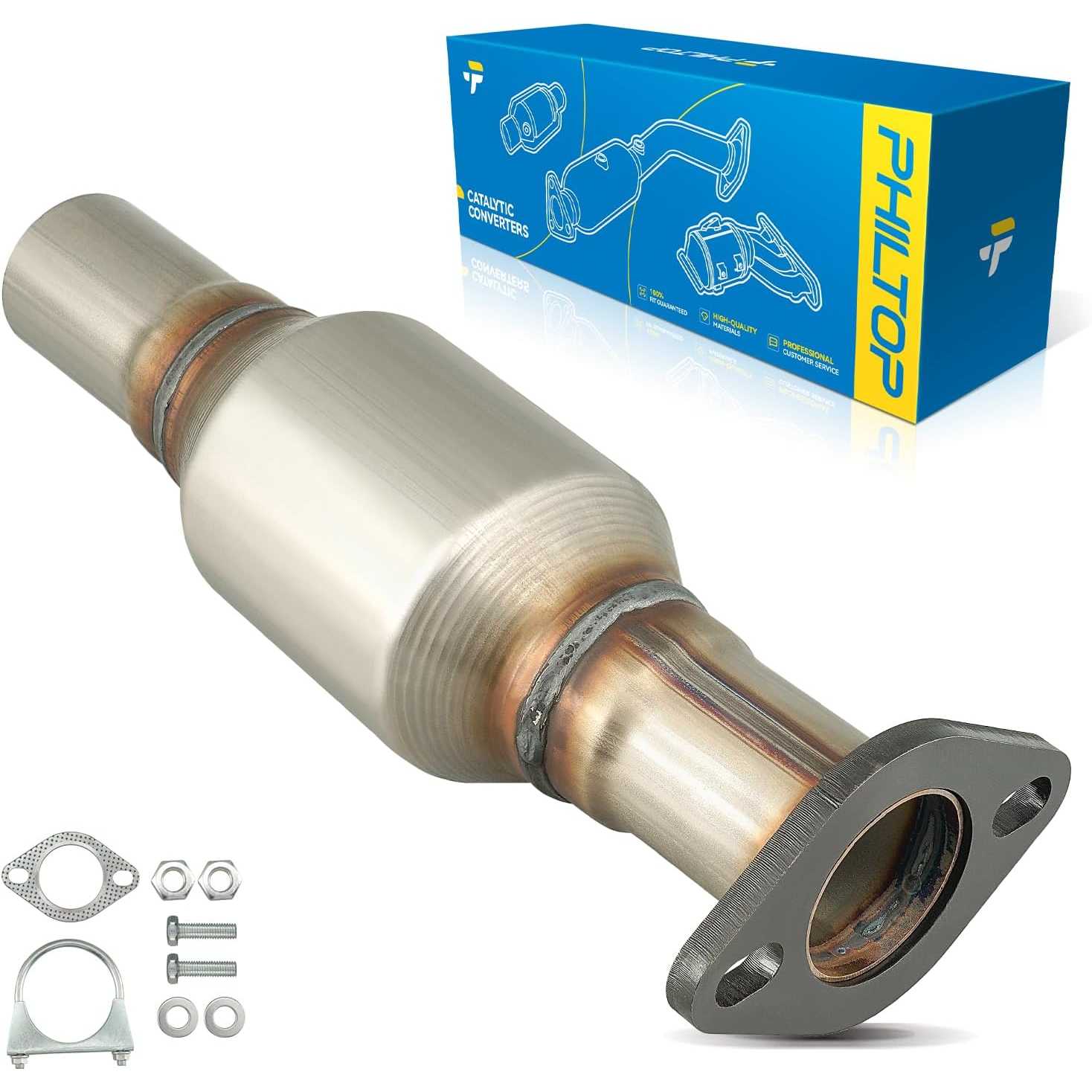 2013-2018 Ford C-Max 2.0L L4 | Rear Catalytic Converter | OE#BV6Z5E212A/16640 - PHILTOP