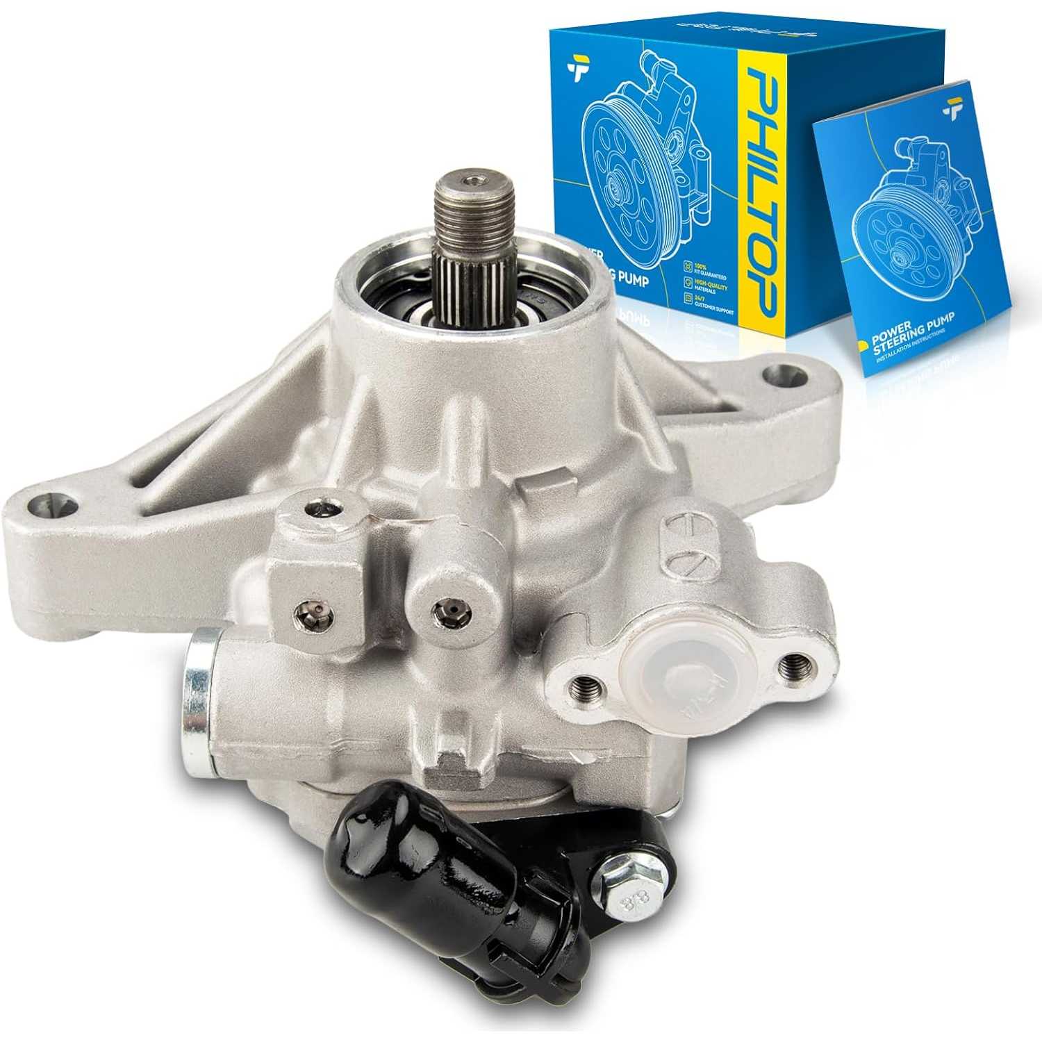 Power Steering Pump 215456, Fit for 2006-2011 Civic 1.8L, Power Assist Pump