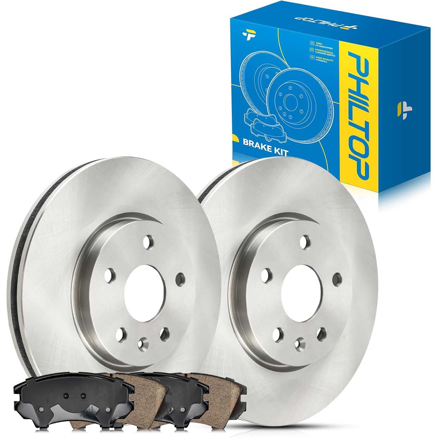 2010-2015 Chevrolet Camaro 3.6L V6 | Front Brake Kit 12.65" | OE#P-1404 - PHILTOP