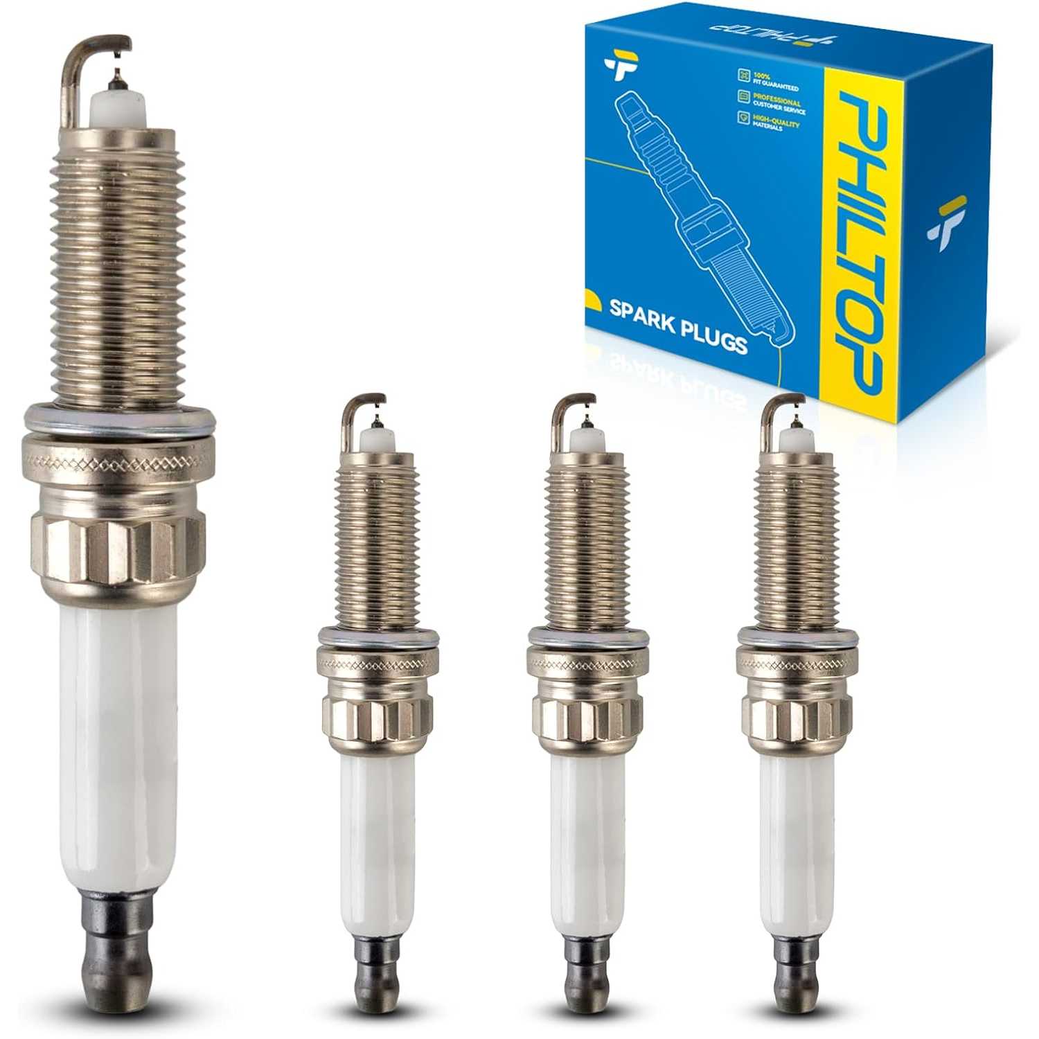 4PCS Double Iridium 97968 Spark Plugs, Replacement for Cooper, Cooper Countryman, Cooper Paceman