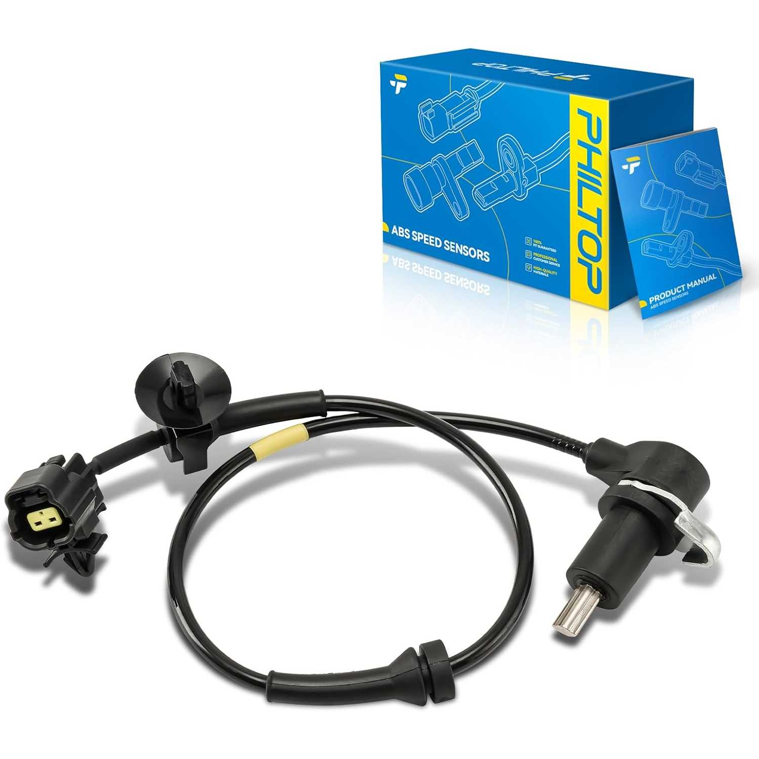 5S8001 Passenger or Driver Side ABS Wheel Speed Sensor Compatible with 2007 Aveo 1PC ABS Sensor