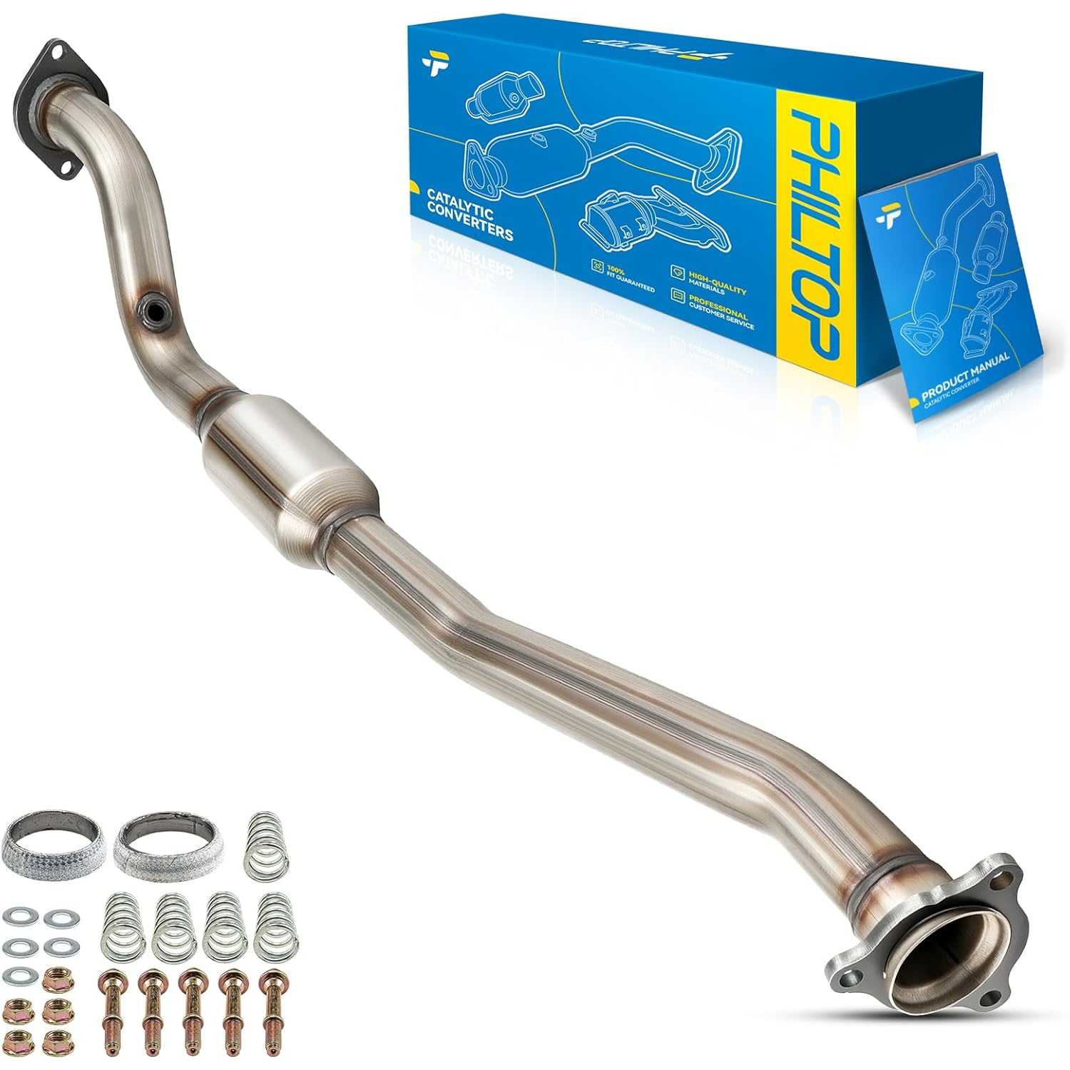 2006-2007 Hummer H3 3.5L | Rear Catalytic Converter | OE#15292649/54480 - PHILTOP