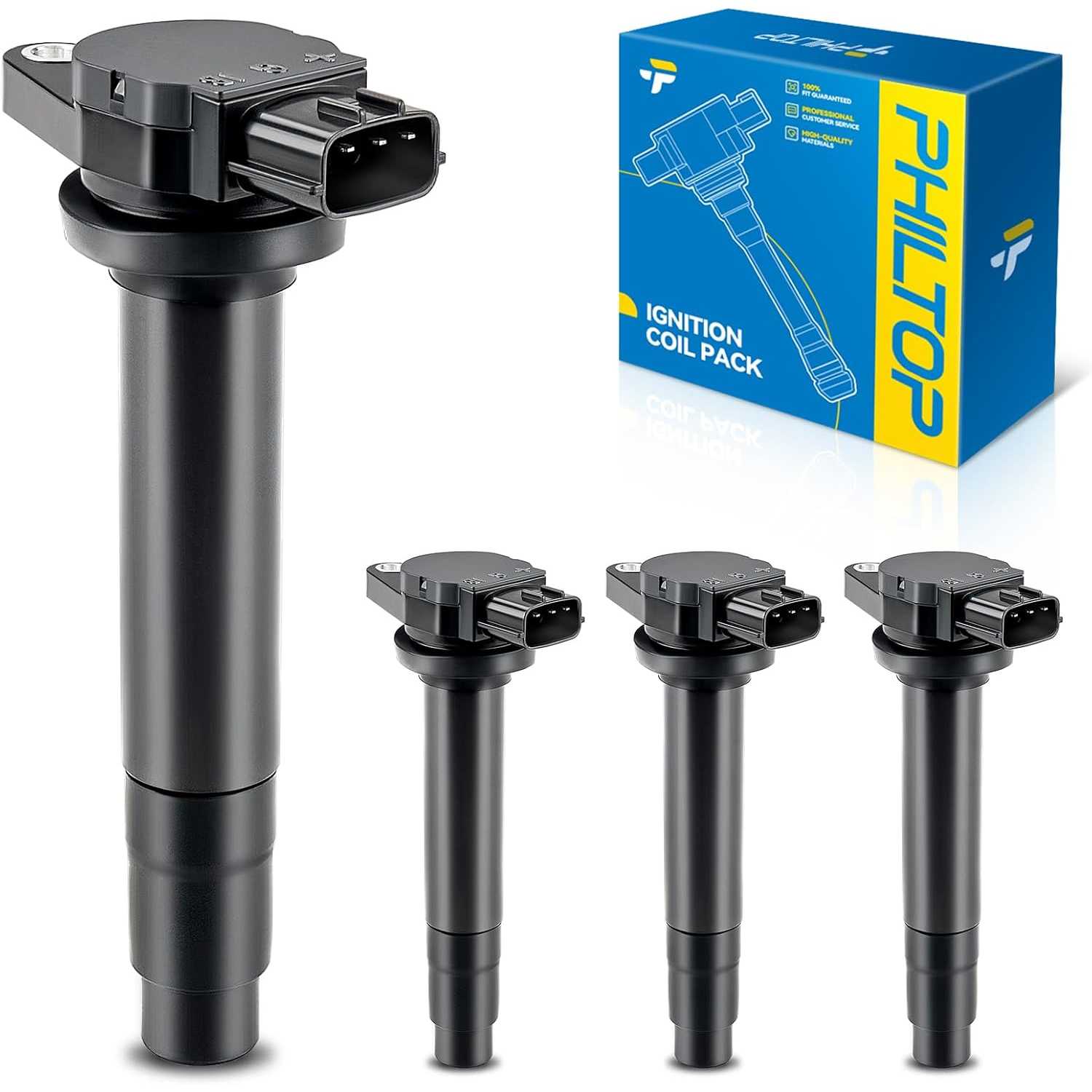 Ignition Coil Pack, Compatible with Sentra 2000 2001 2002 1.8L, UF326 Coil Pack