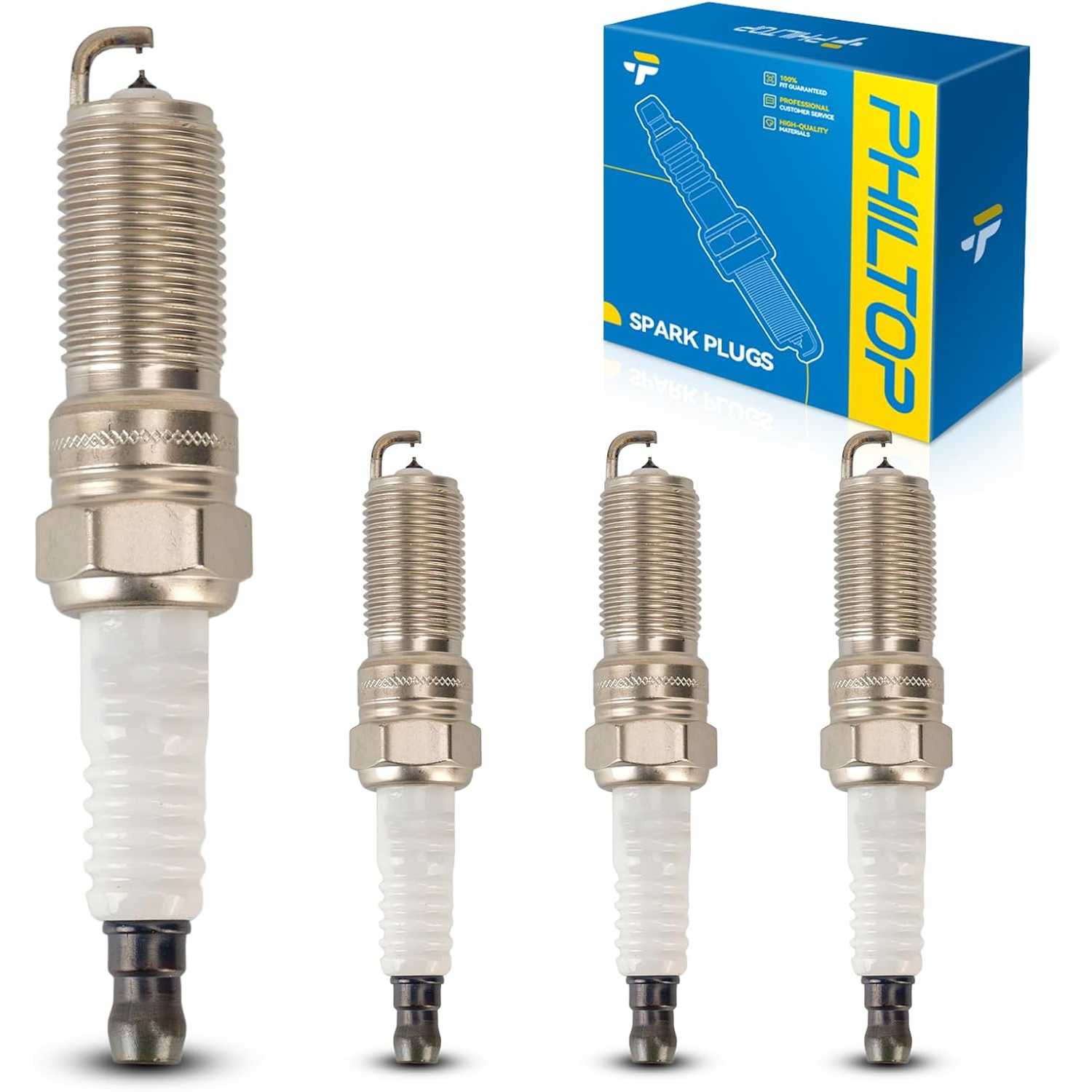 4PCS Double Iridium 90083 Spark Plugs, Replacement for 3, 6, 5, CX-7, Tribute